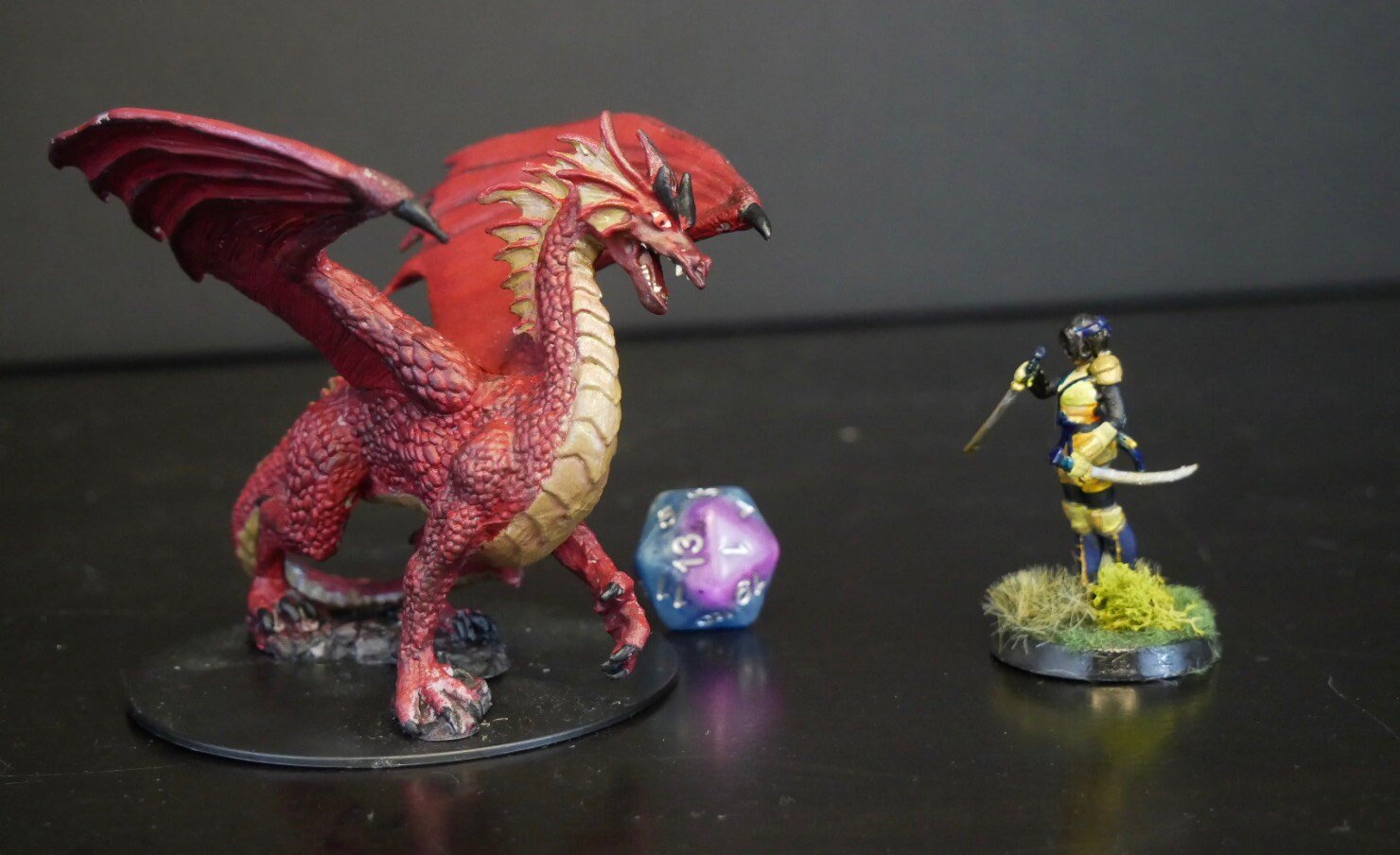 Commission - Please do not Purchase Dual-Wielding Katana Warrior Miniature | TTRPG | RPG | DND