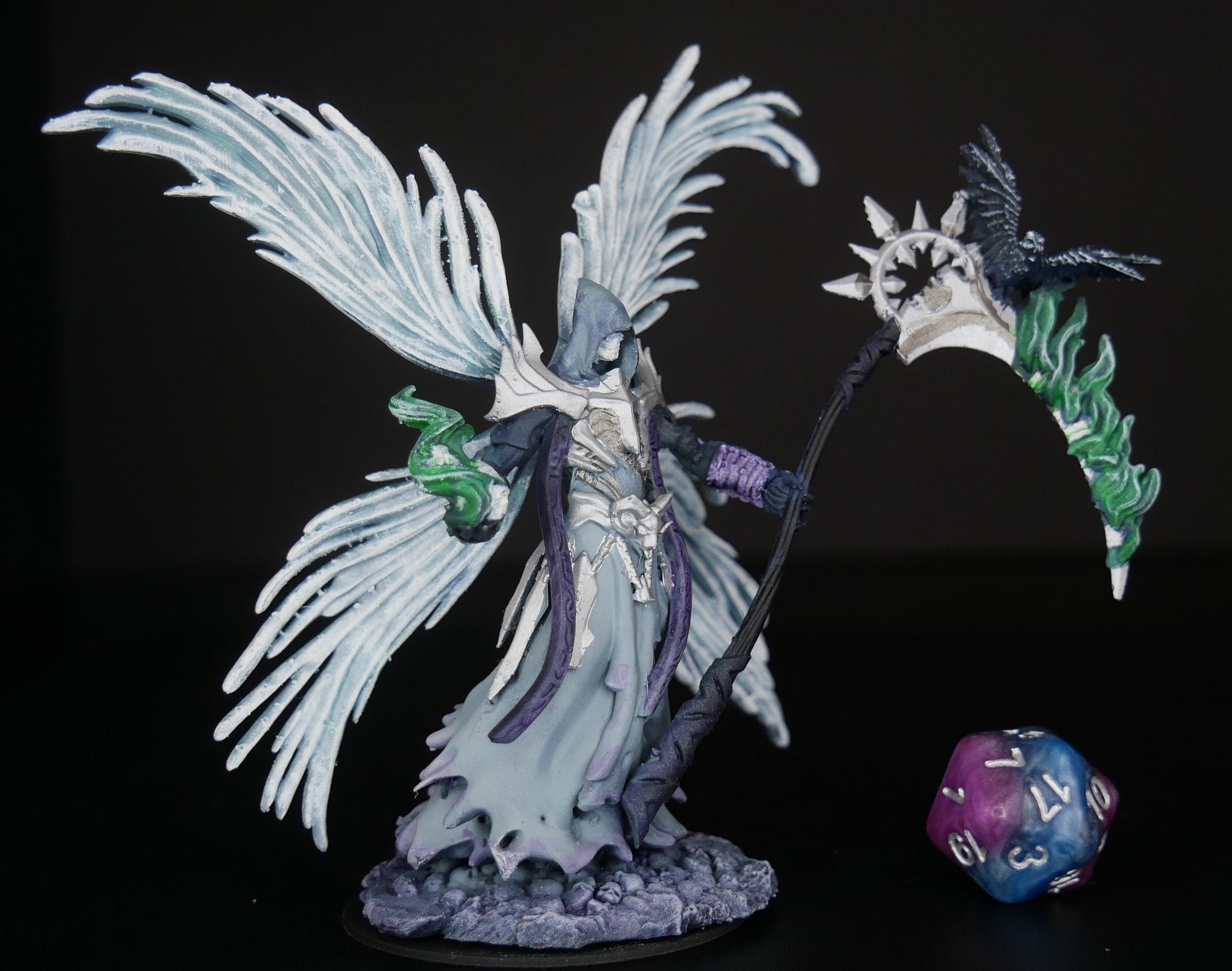 Hand painted Charon-Angel of Death miniature | TTRPG | RPG | DND