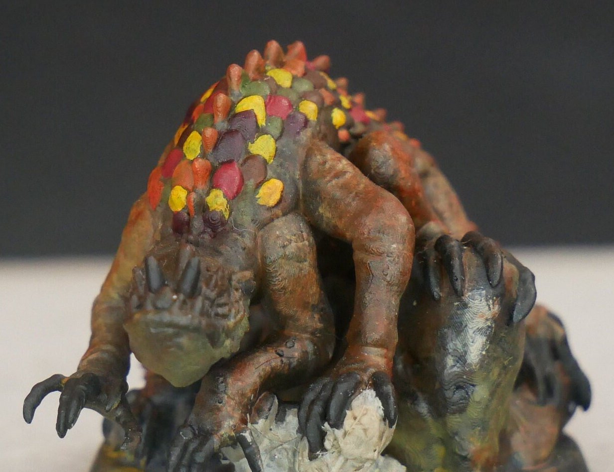 Hand-painted Basilisk miniature | TTRPG | RPG | DND