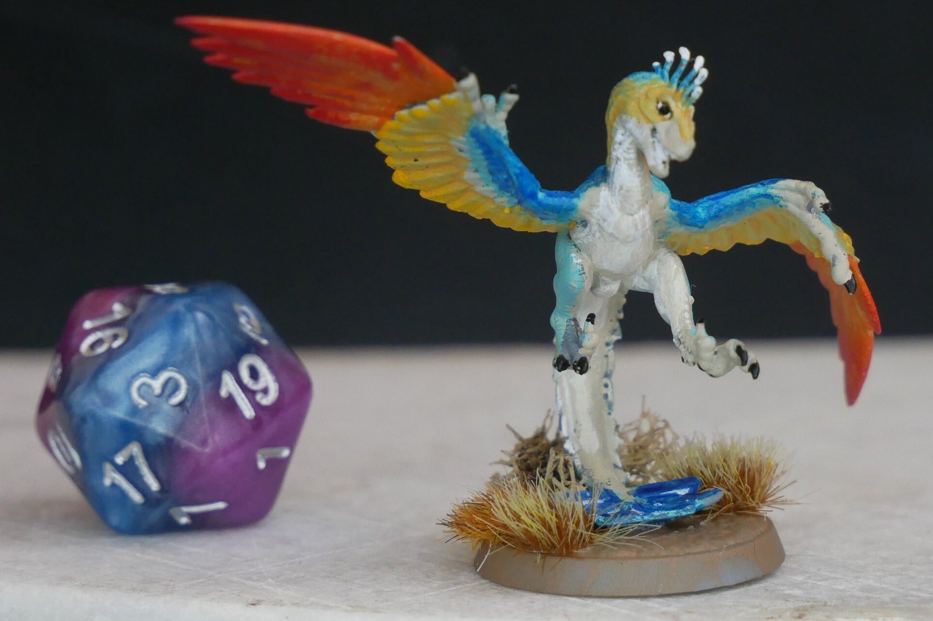 Hand Painted Archeopteryx miniature | TTRPG | RPG | DND