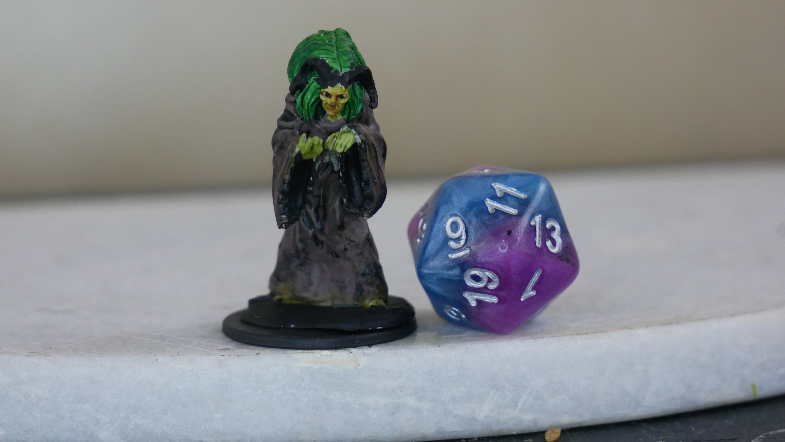Hand-painted Malicous Hag miniature