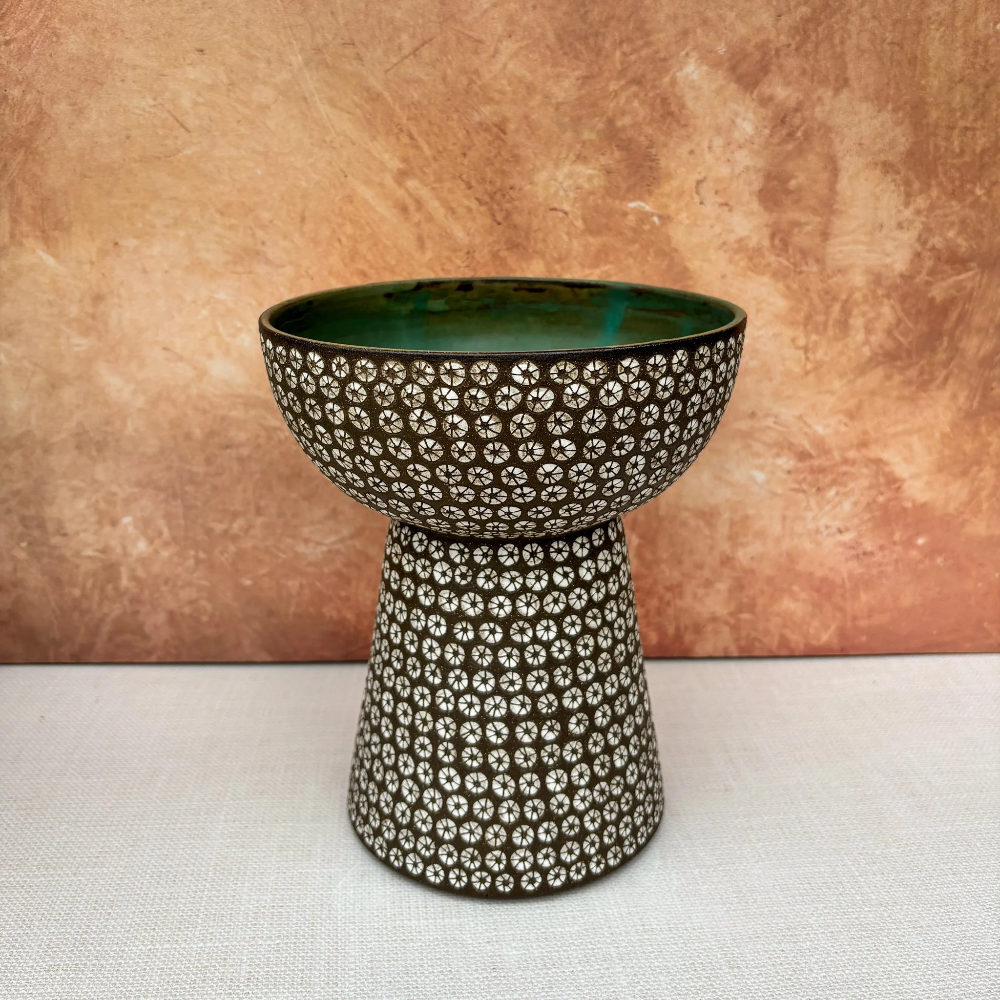Sunburst Pedestal Bowl