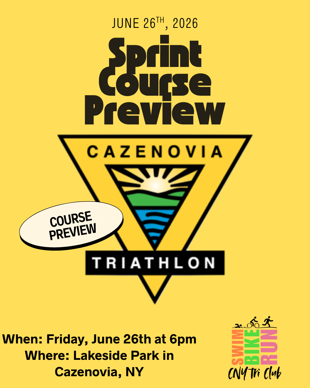 Caz Tri Sprint Bike Course Preview