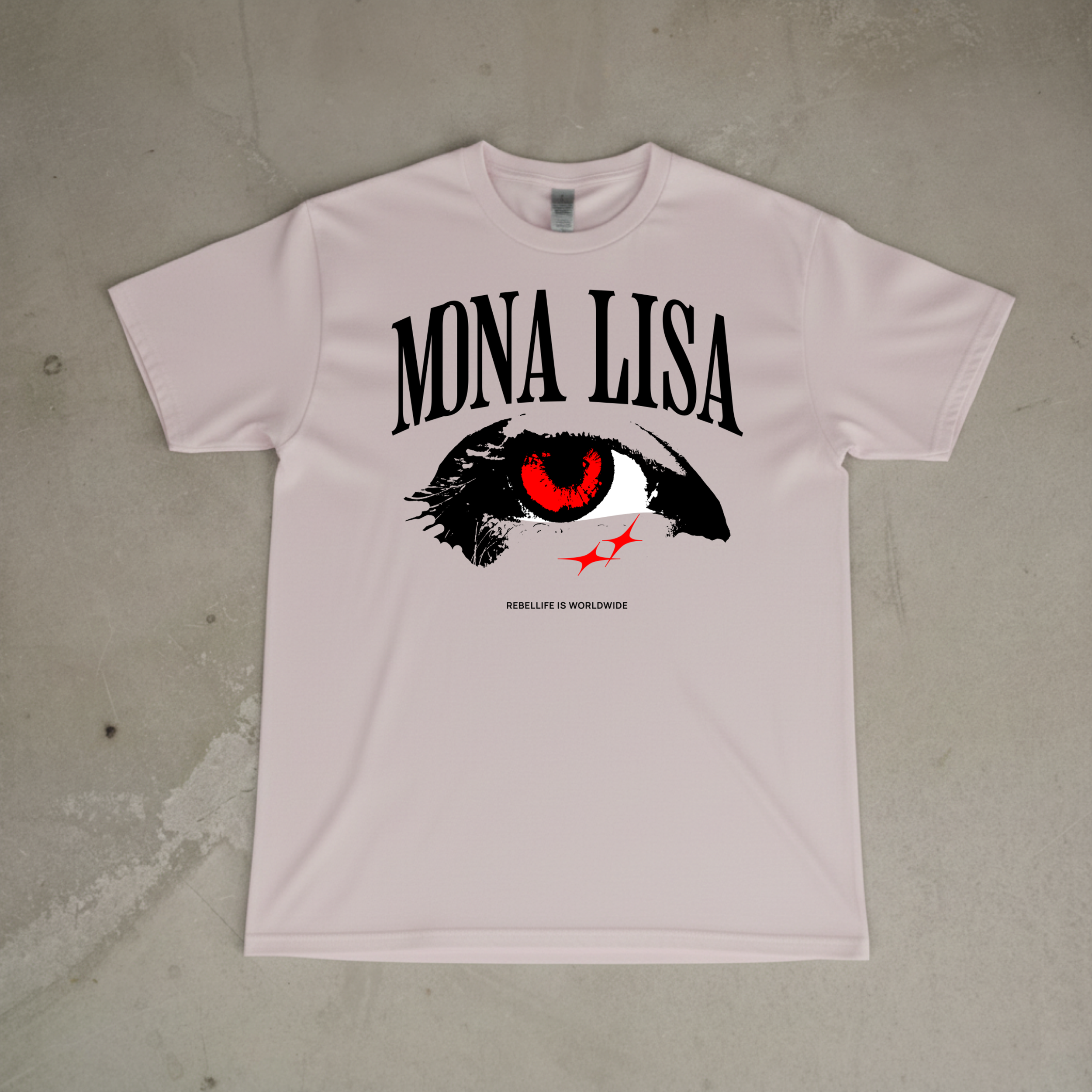 MONA LISA REBEL Pink Tee