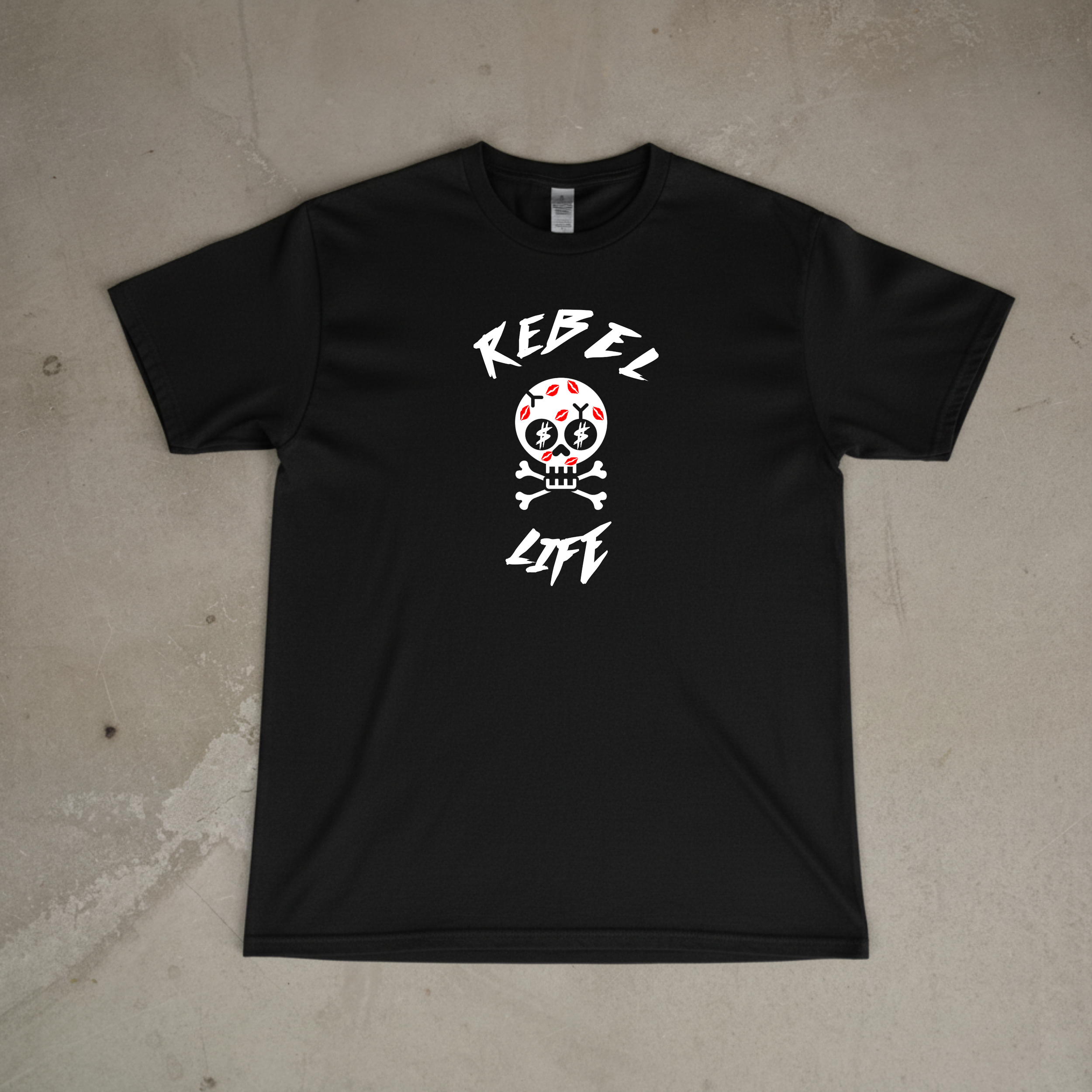 GVOC RebelLife Black Tee