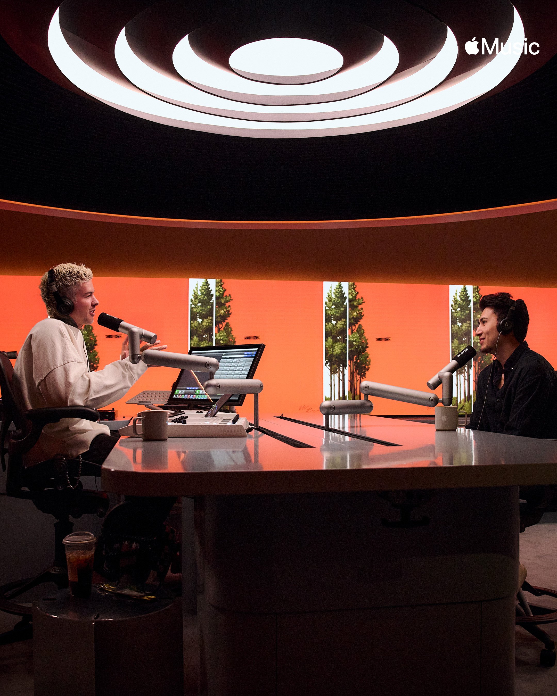 NICK THE NATIVE joins Travis Mills on the Travis Mill's Show at Apple Music Studios LA