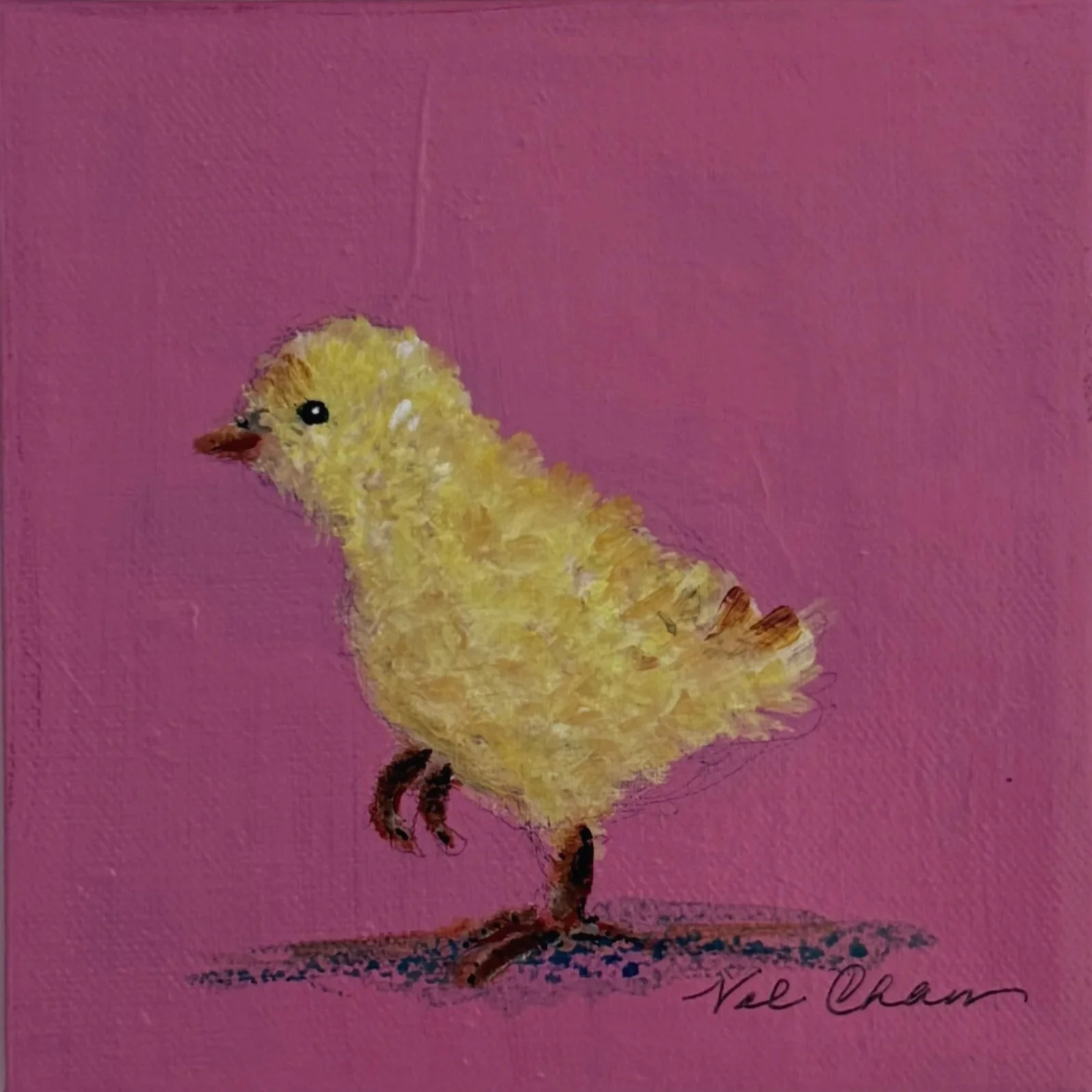 Chicklets #4 of 9 6”x6”  Acrylic