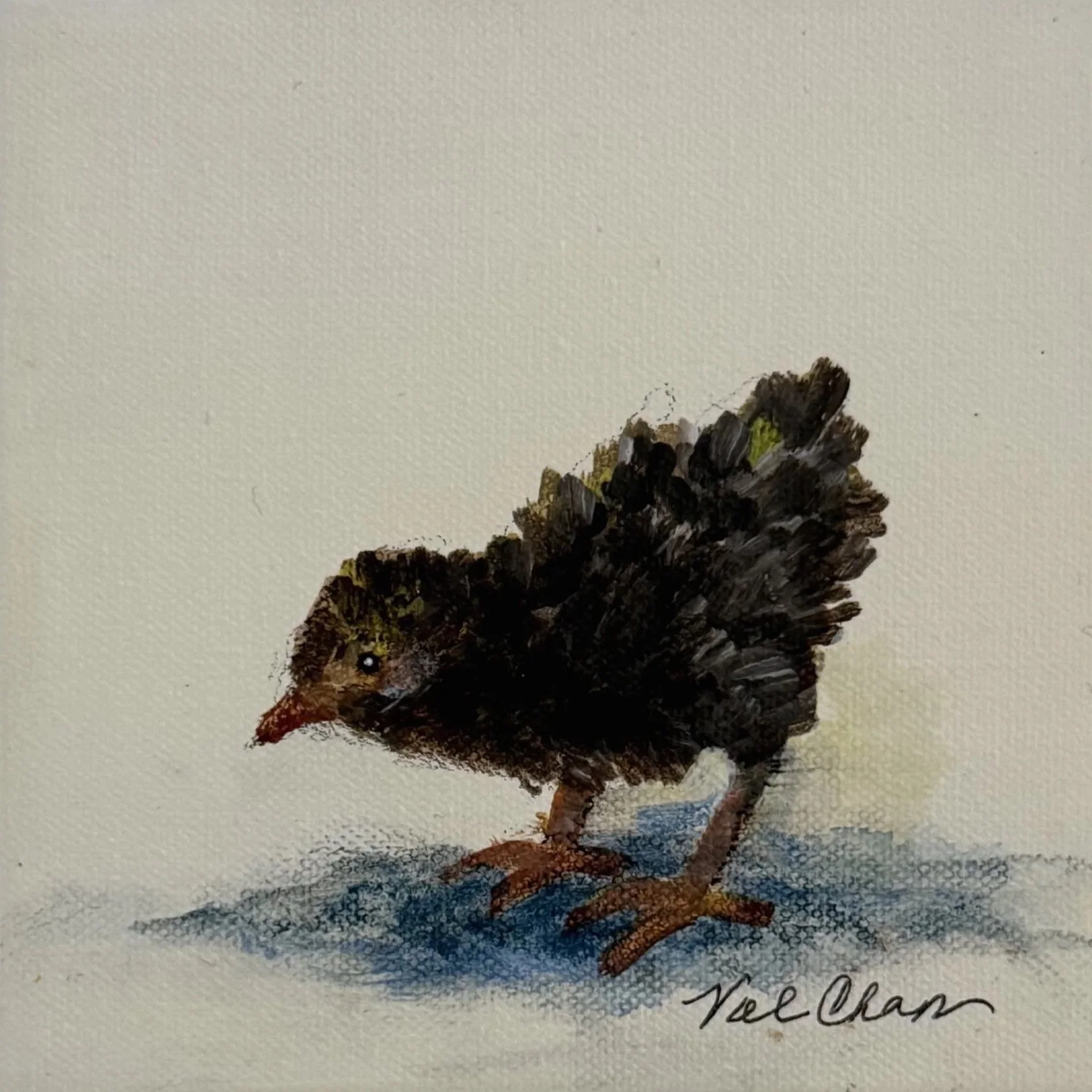 Chicklets #5 of 9 6”x6”  Acrylic