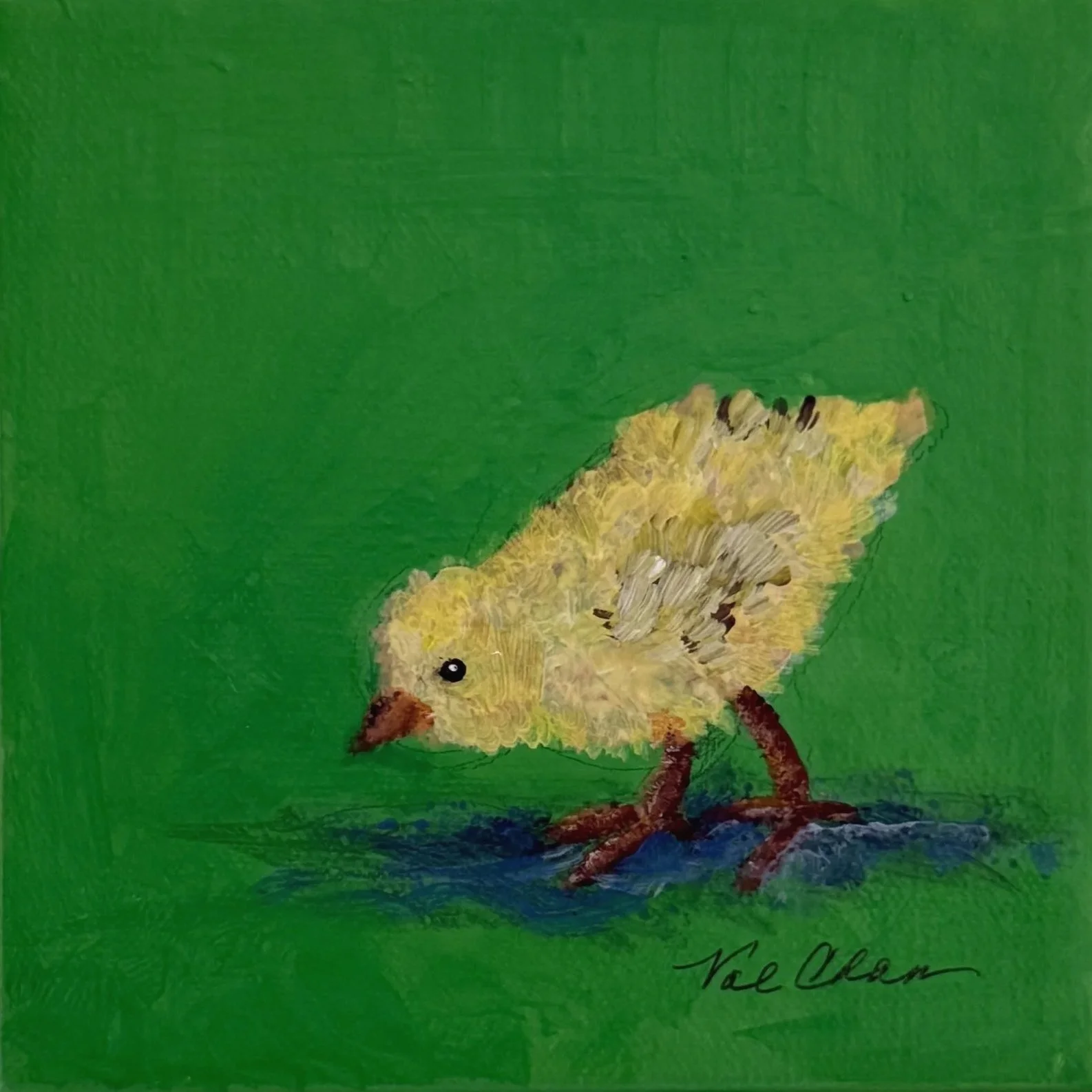 Chicklets #9 of 9 6”x6”  Acrylics