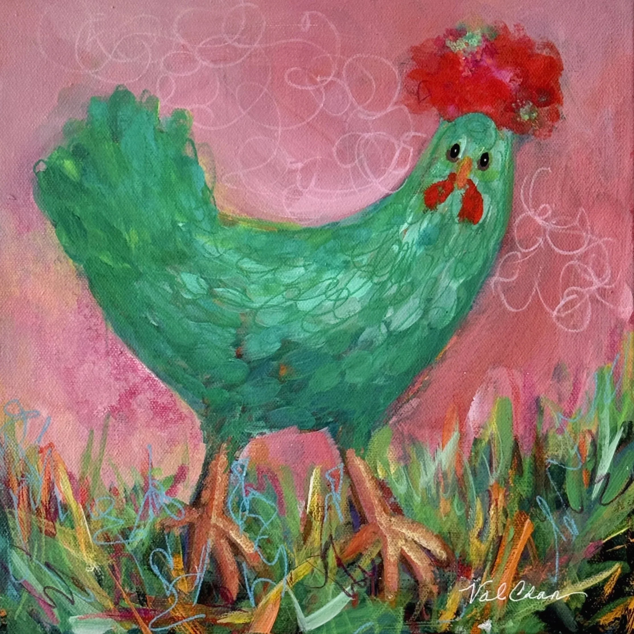 Who, me? 12”x12” Acrylic