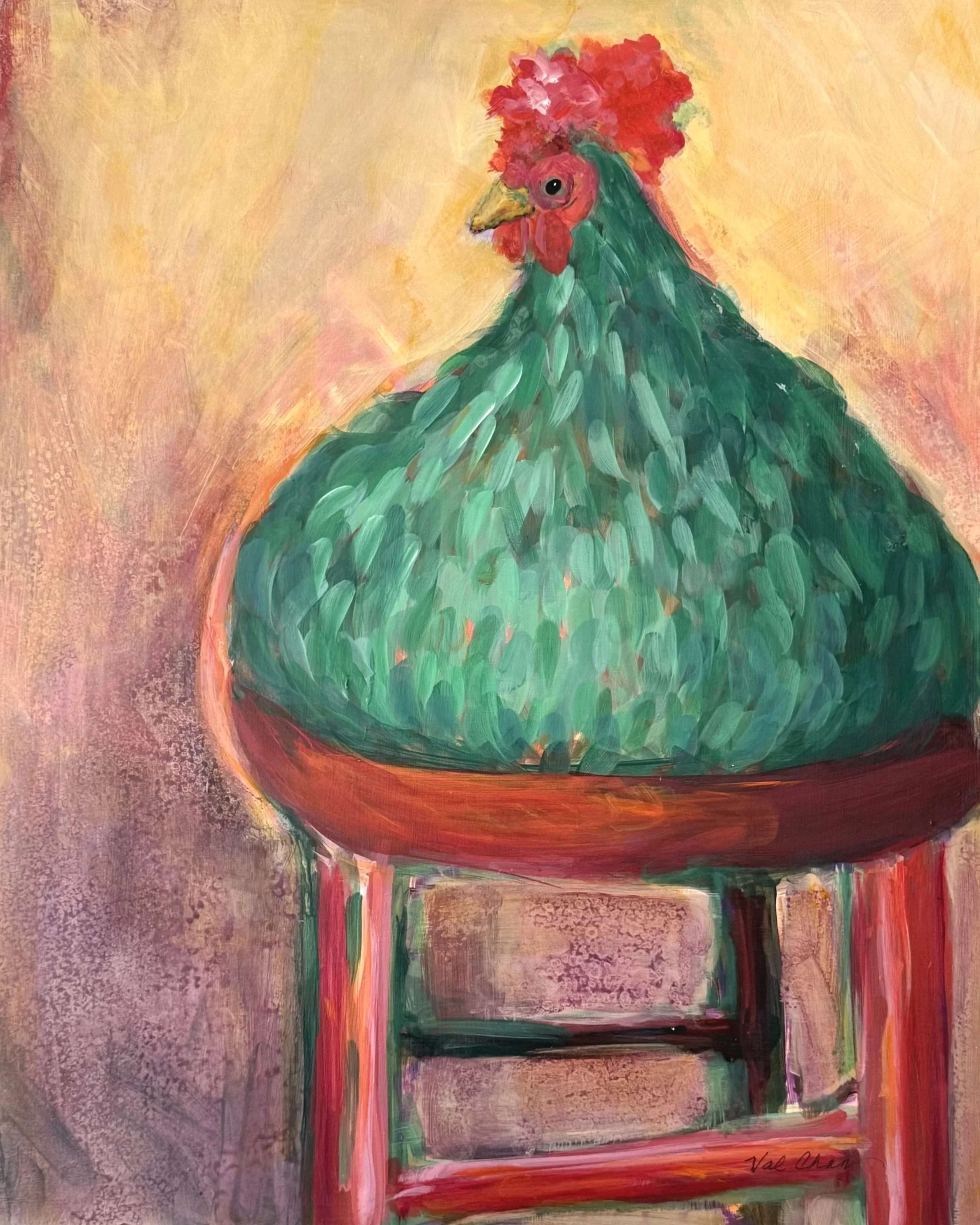Dumpling 16”x20” Acrylic