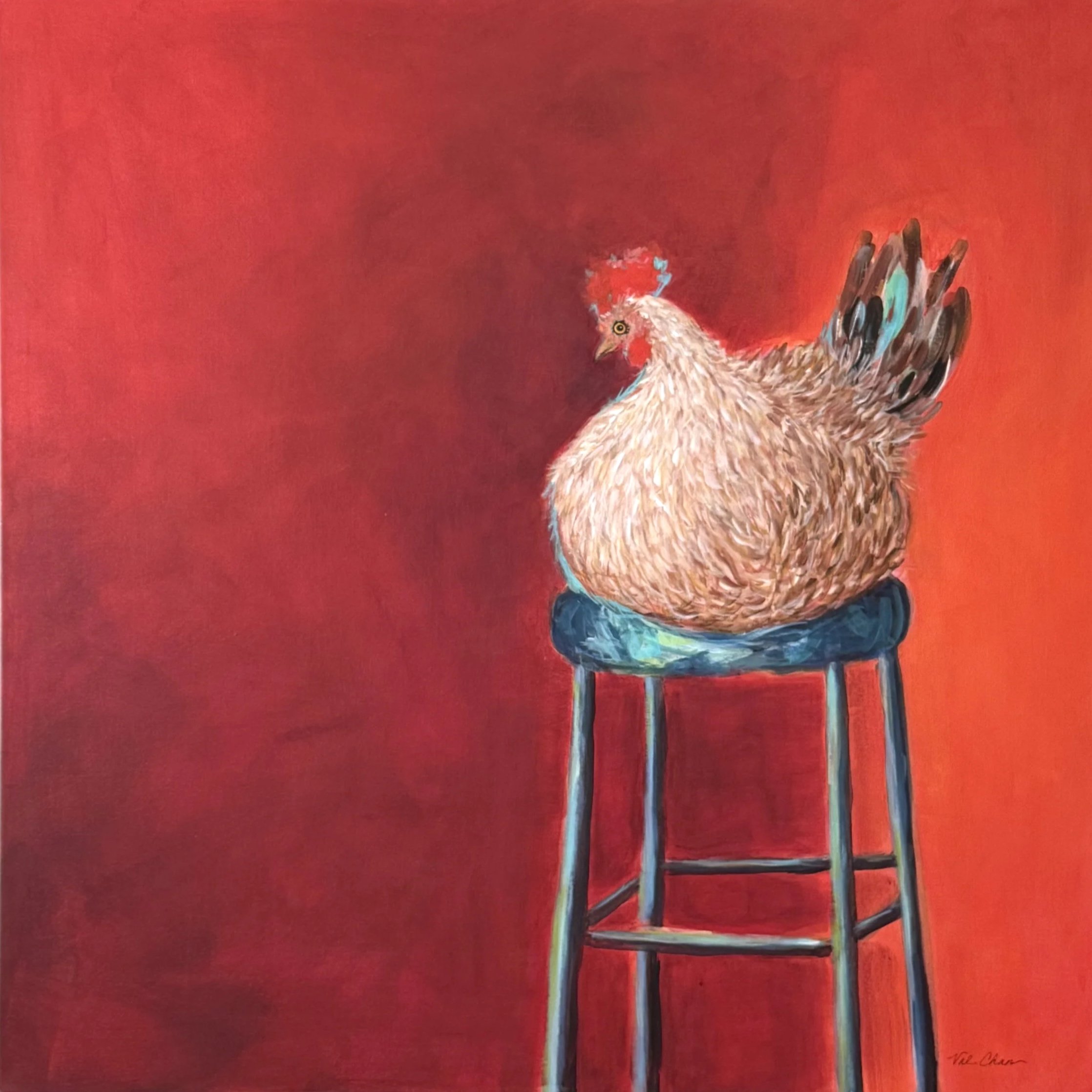 The Big Broody 36”x36” Acrylic