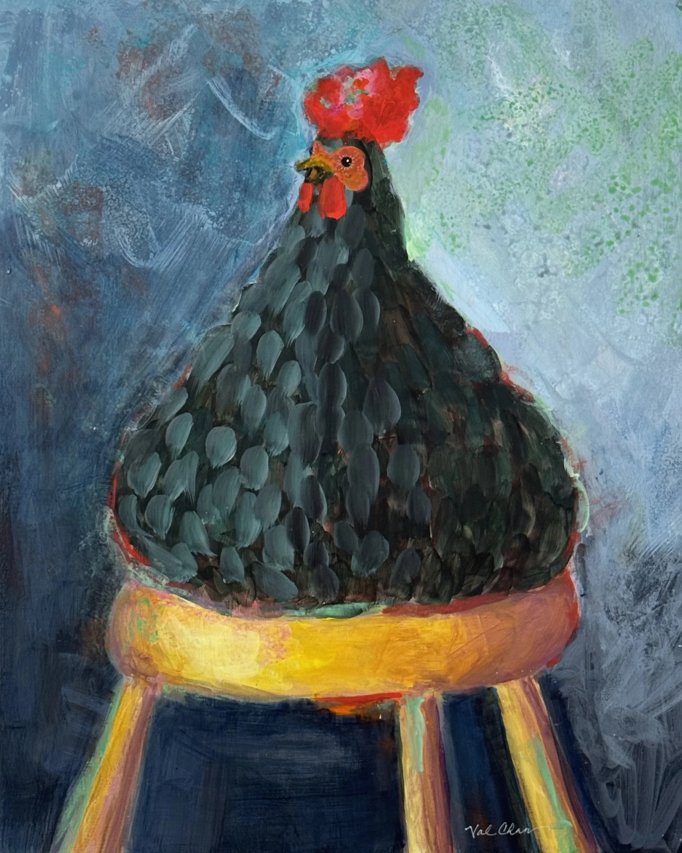 Pudding 16”x20” Acrylic