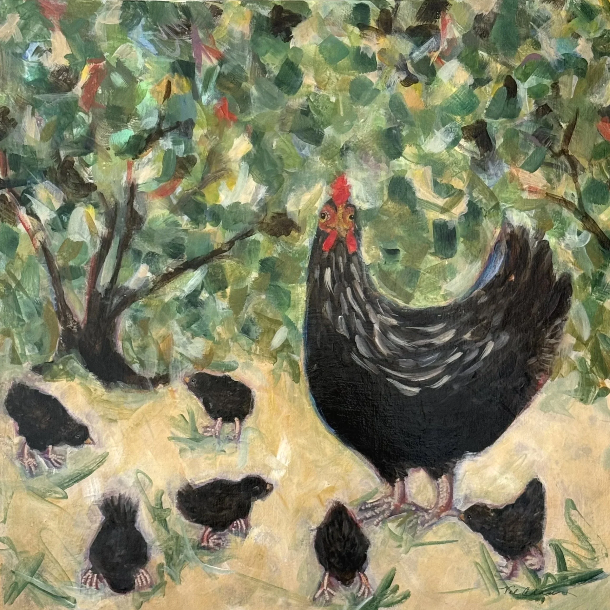 Along the Underline 24”x24” Acrylic