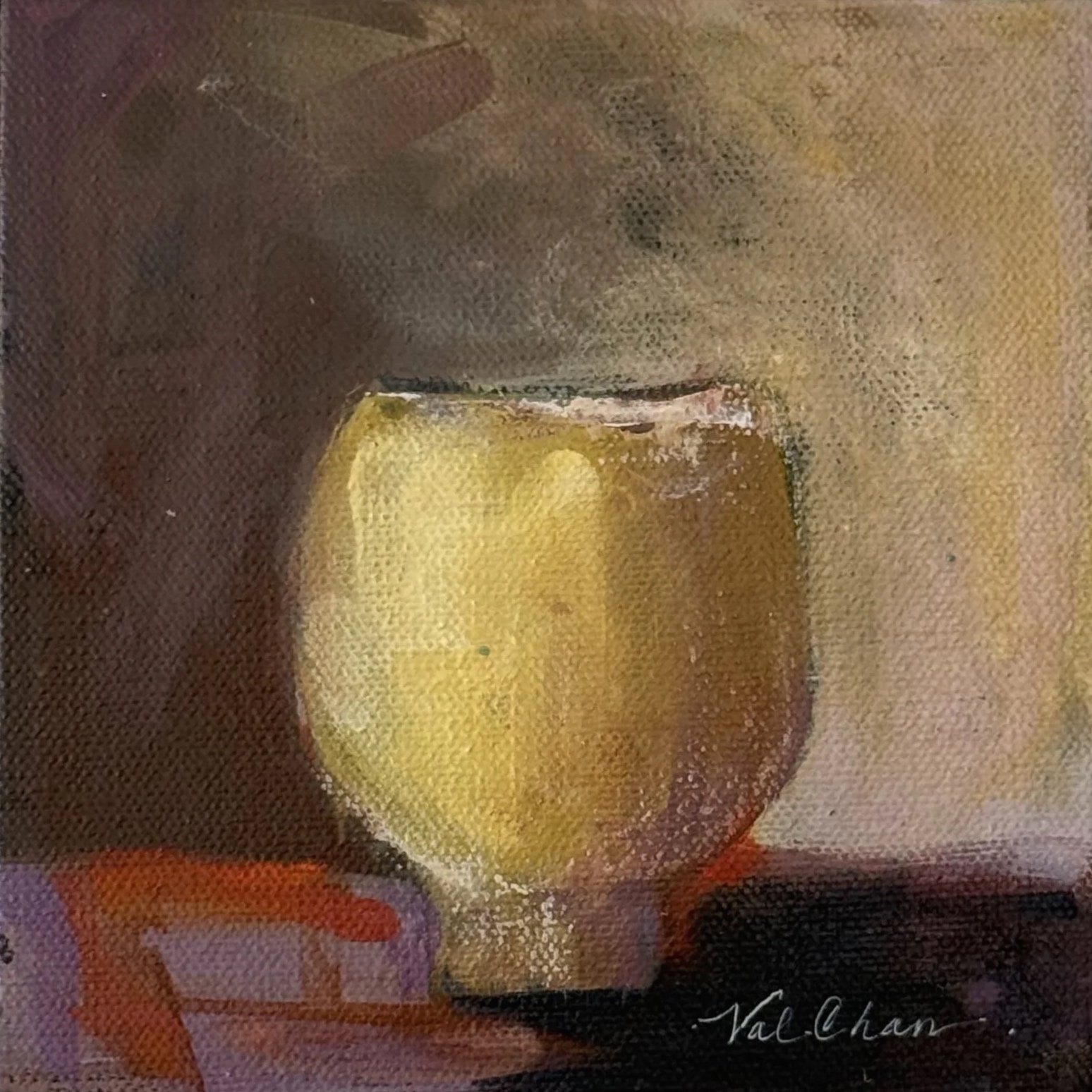In Yellow 6”x6” Acrylic