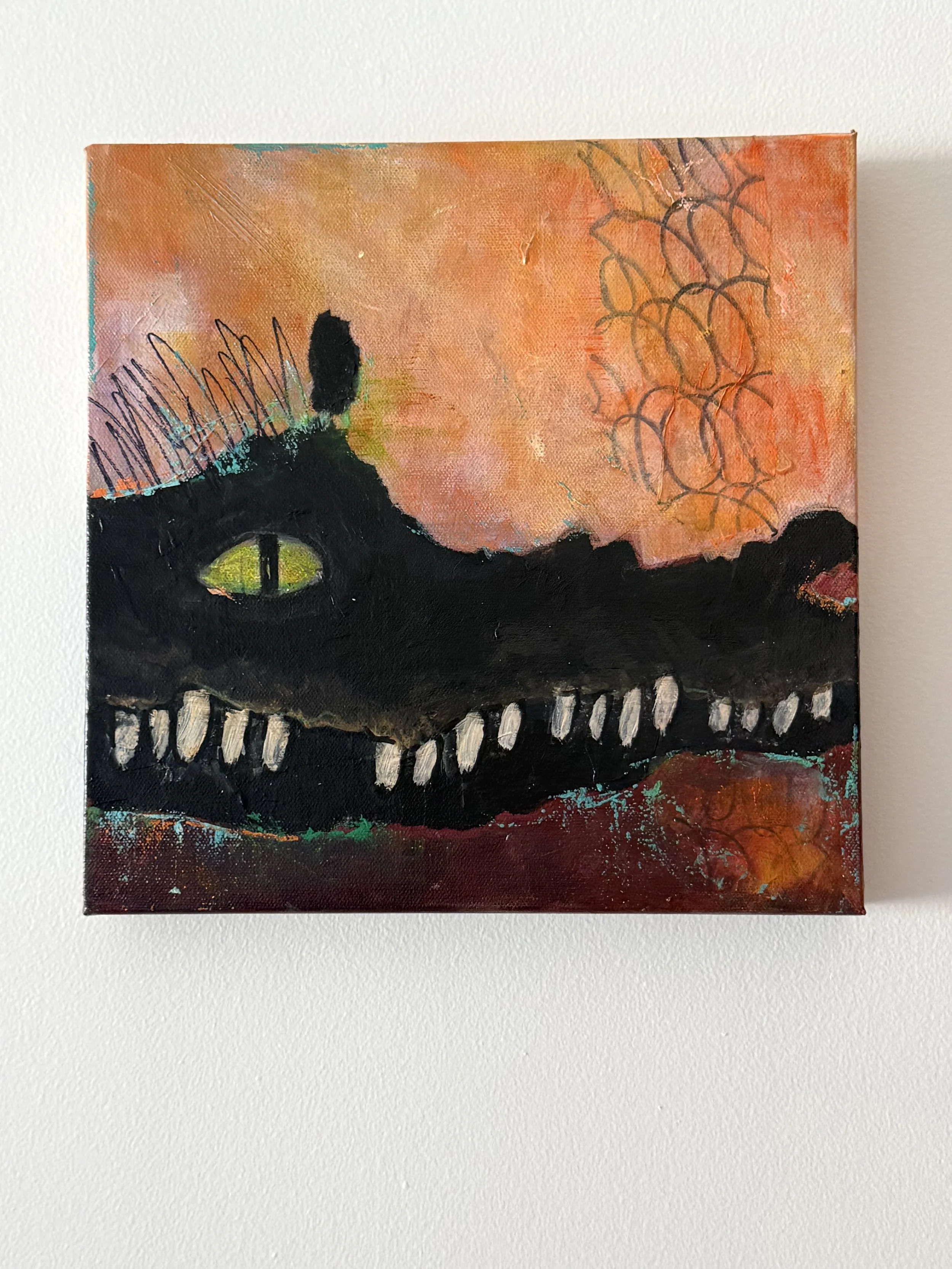 Nothing to See Here 12”x12”