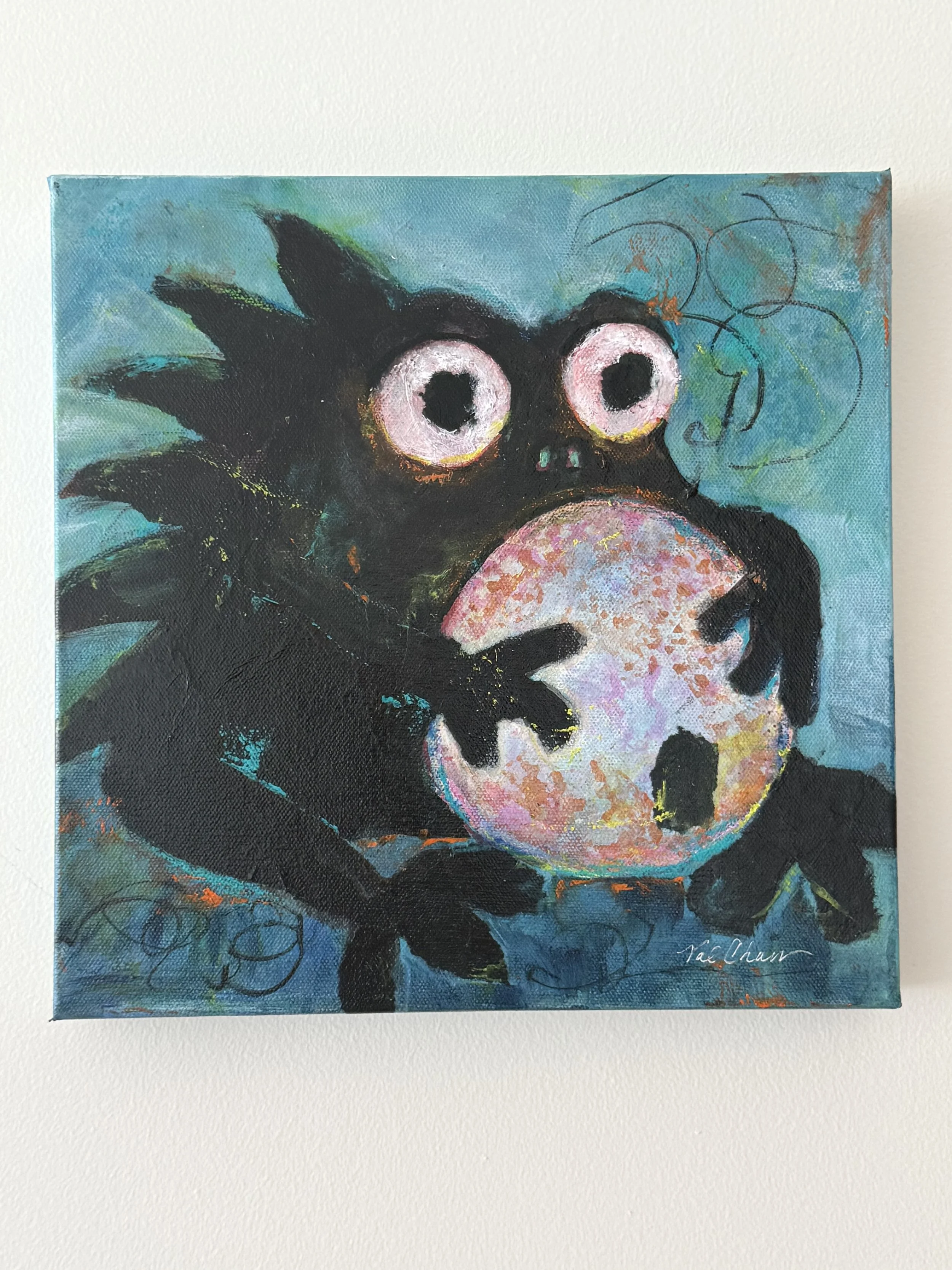 Living in the Bubble 12” x 12”
(SOLD)