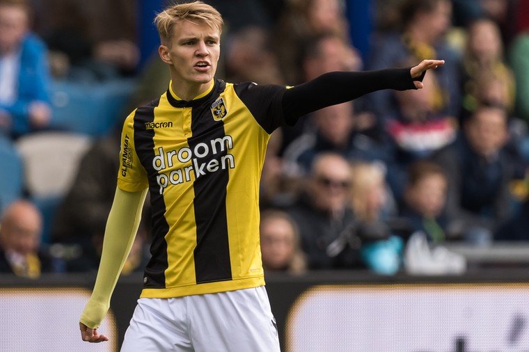 Odegaard on loan at Vitesse