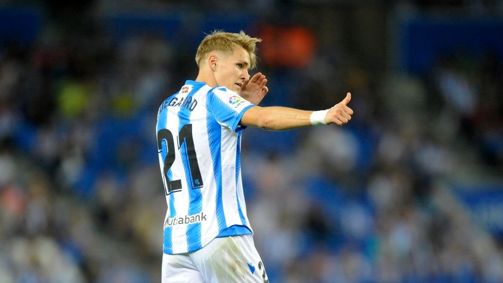 Odegaard on loan at Real Sociedad