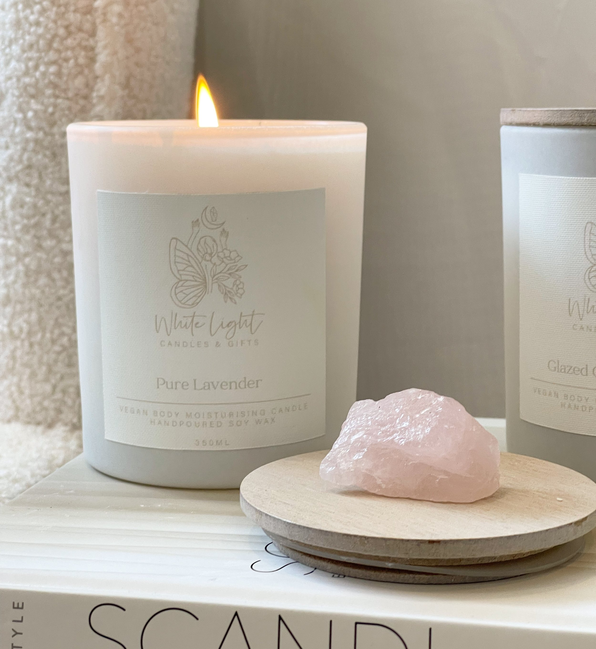 White light candles hotsell