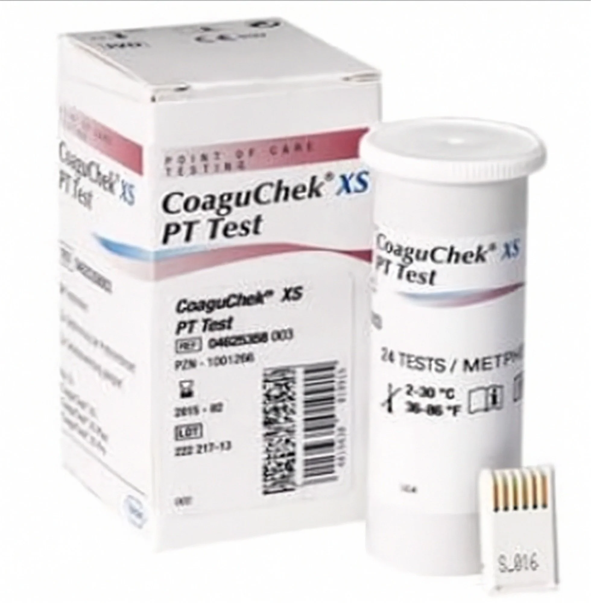 Roche Coaguchek XS PT Test PST Test Strips 24/Box & Code Chip