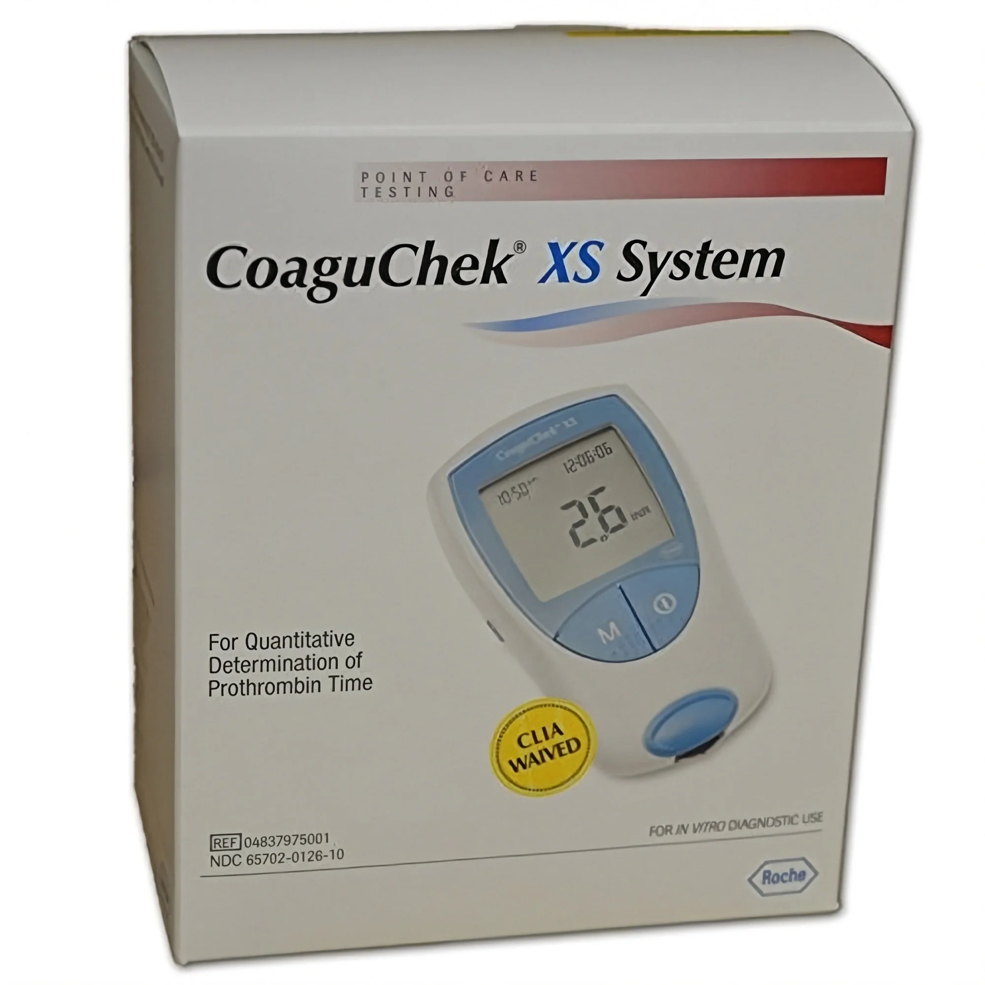 Roche CoaguChek XS PT/INR Meter Monitor Testing Kit PLUS 6 Test Strips -- ** Online SALE From $345 **