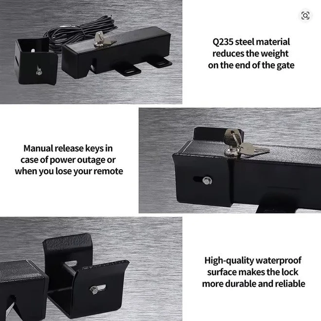 Automatic Electric Lock for Mighty Mule & GTO Gate Openers