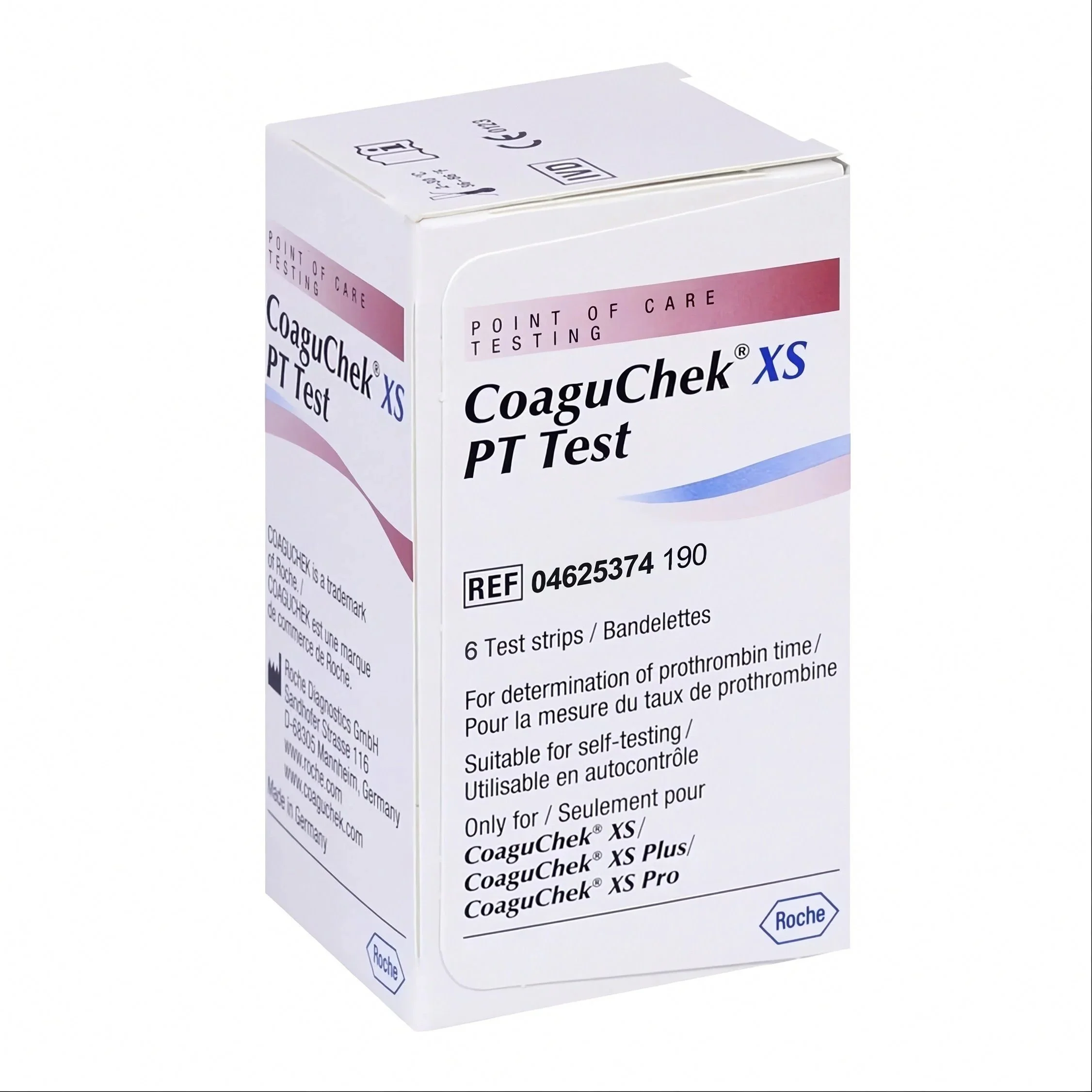 ROCHE COAGUCHEK Test Strips - XS PT TEST STRIPS 6/BOX - Best Exp. 03/2027