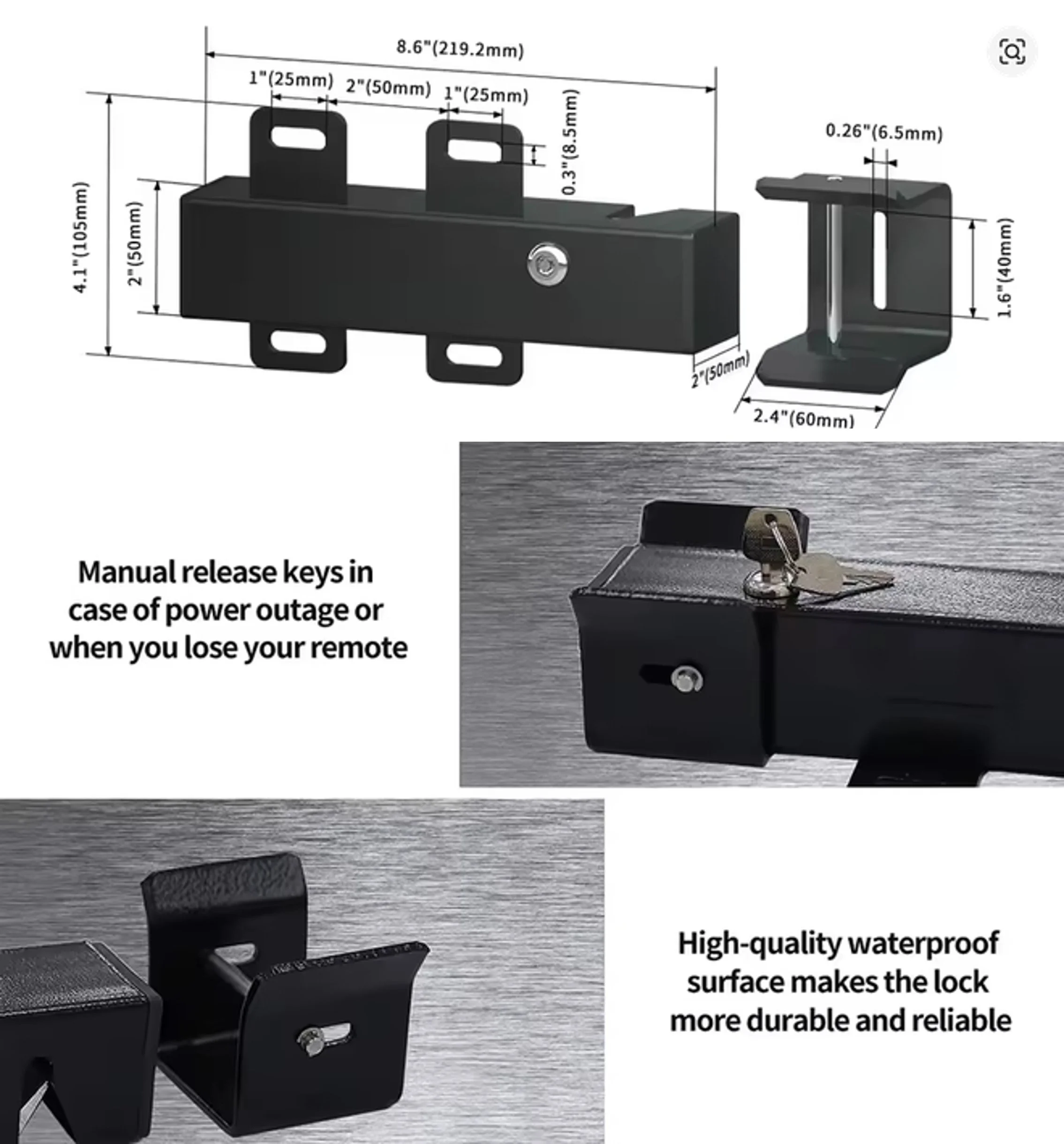 Automatic Electric Lock for Mighty Mule & GTO Gate Openers