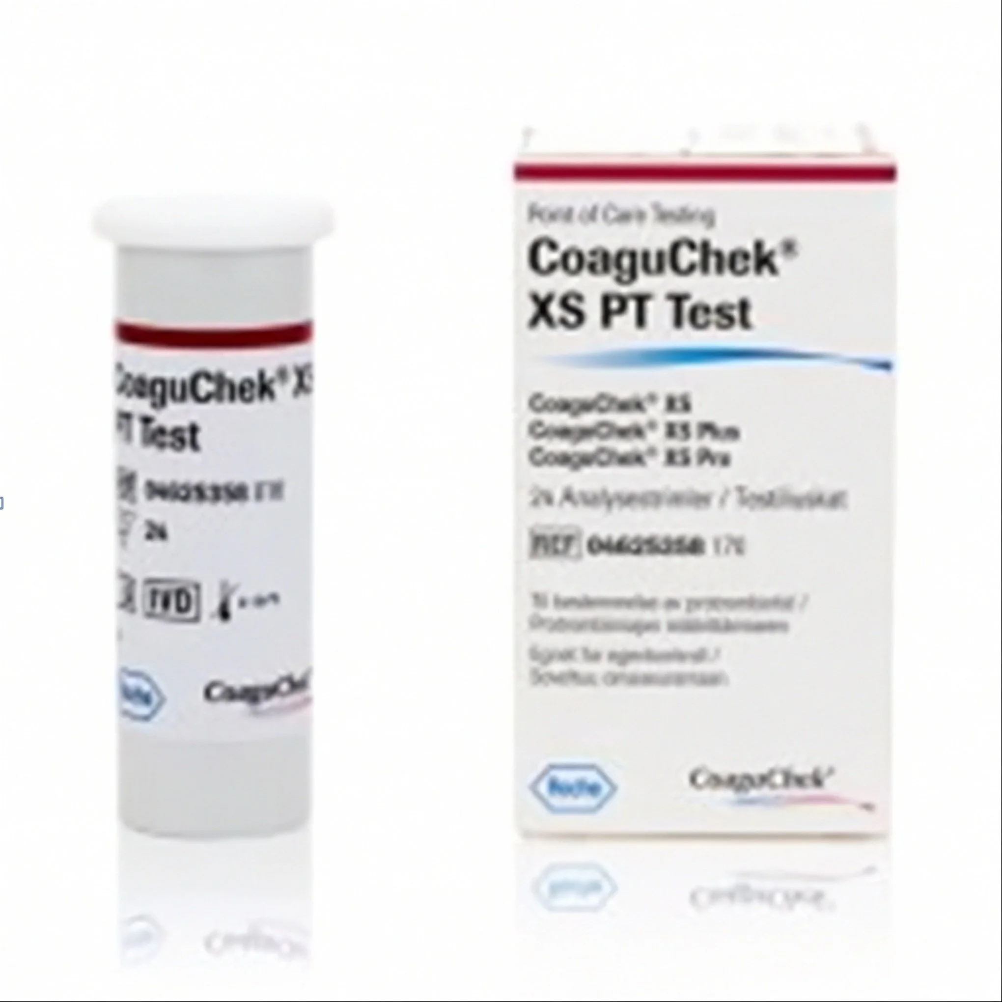 Roche Coaguchek XS PT Test PST Test Strips 24/Box & Code Chip