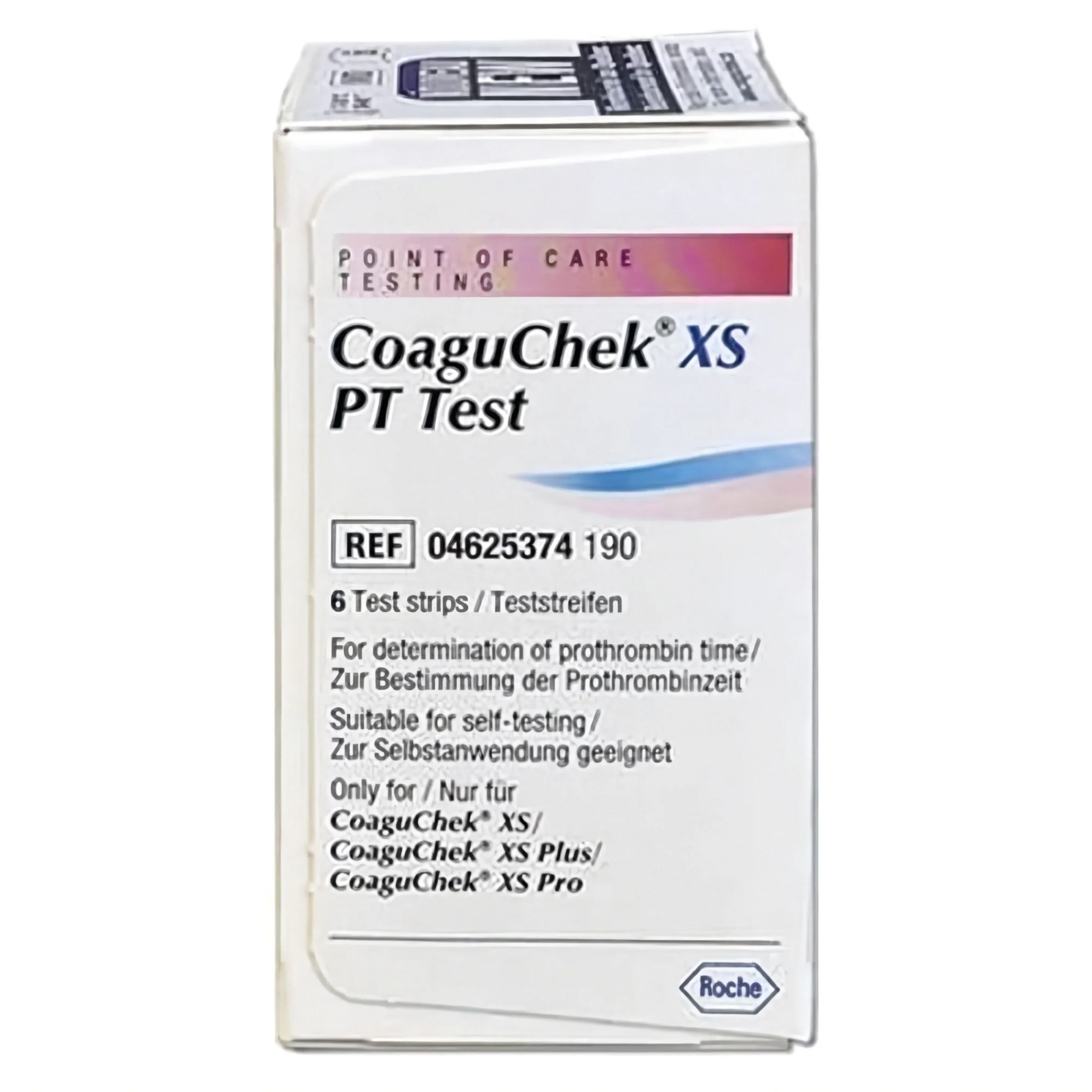 Roche Coaguchek XS PT Test PST Test Strips 6/Box & Code Chip