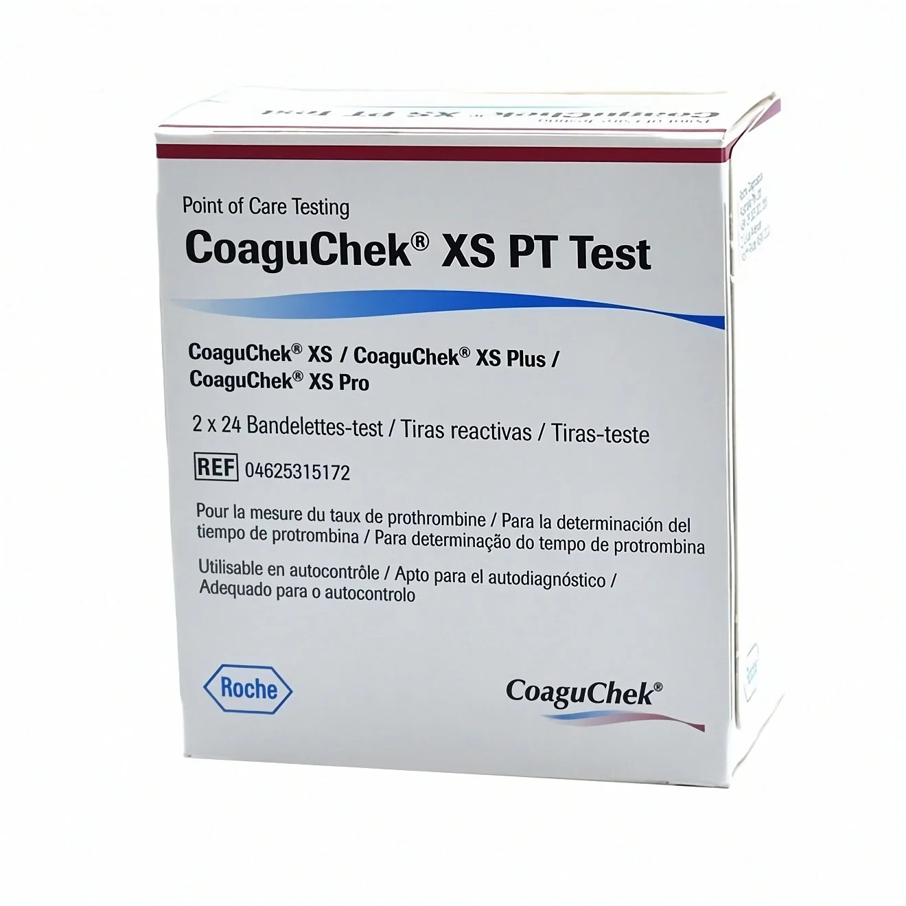 Roche Coaguchek XS PT Test PST Test Strips 48/Box & Code Chip