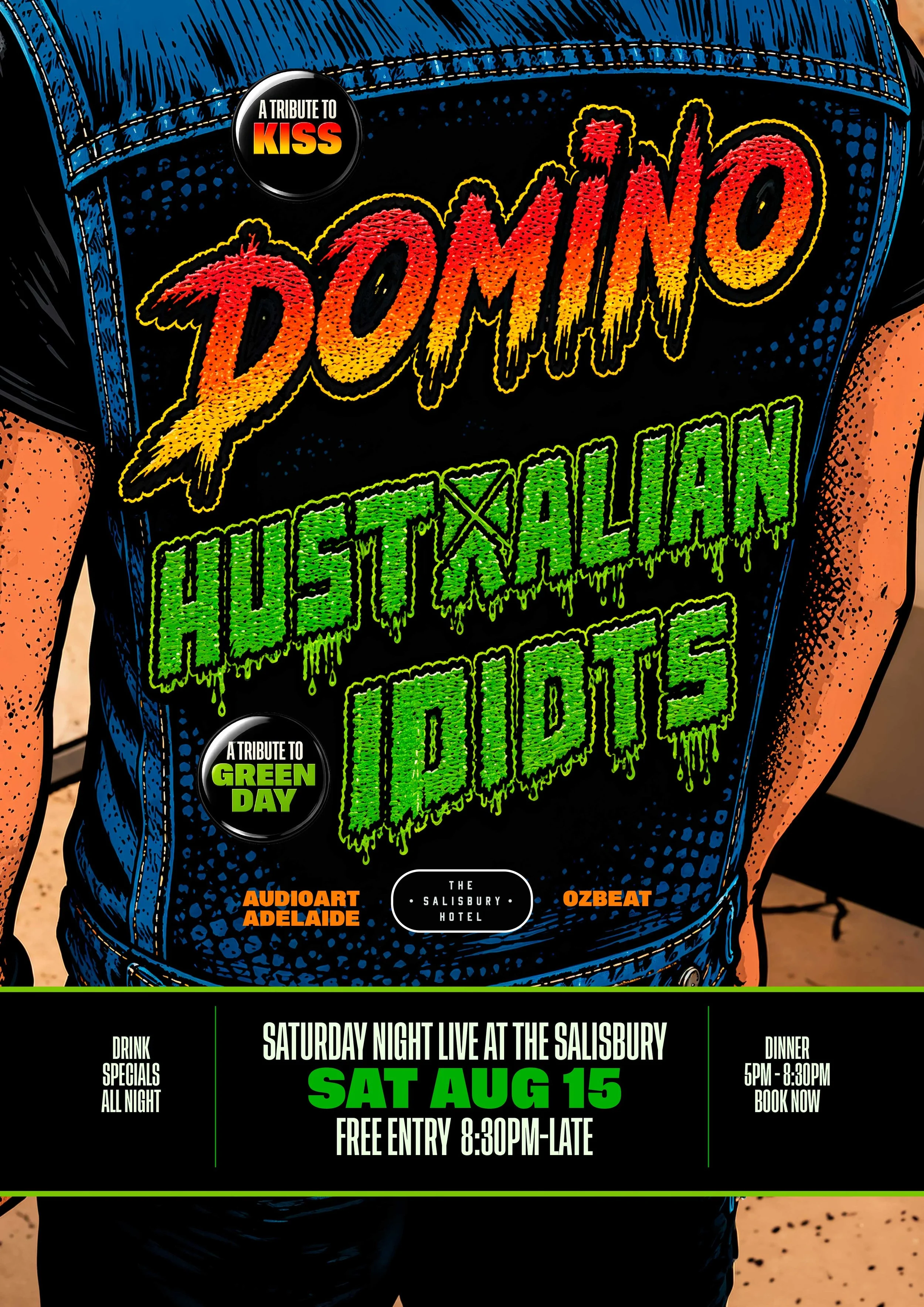 KISS &amp; GREEN DAY TRIBUTE BANDS LIVE AT THE SALISBURY HOTEL