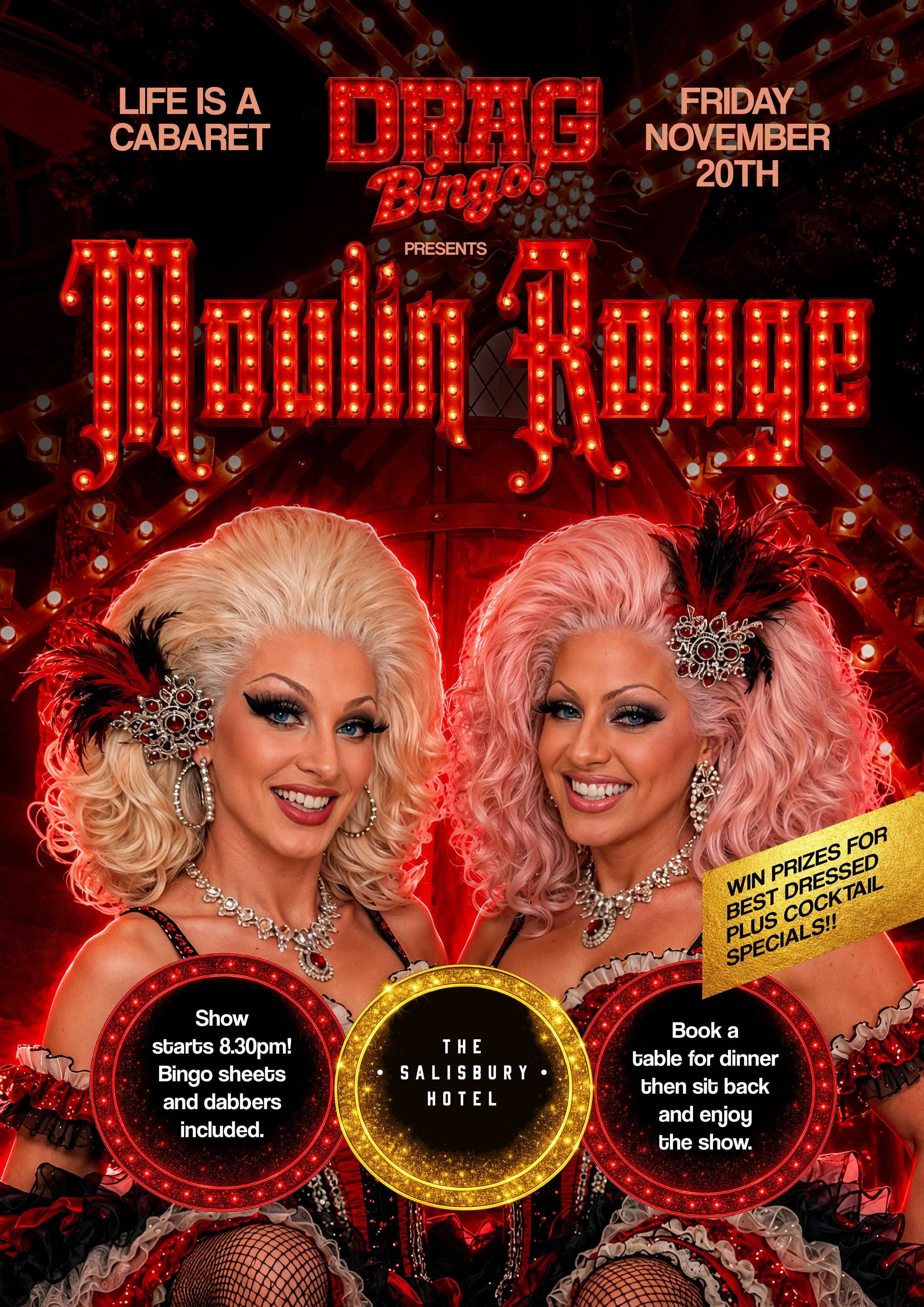 Moulin Rouge Drag Bingo at the Salisbury Hotel, SA
