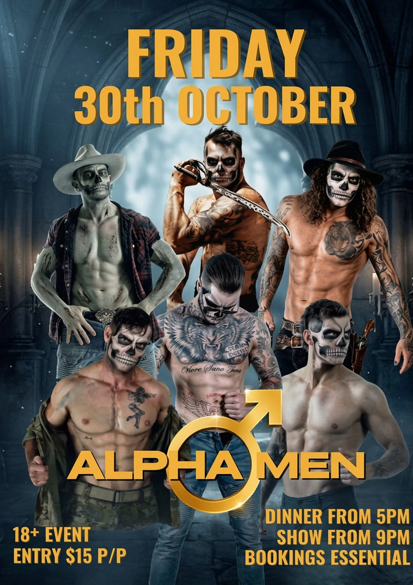 Alpha Men at the Salisbury Hotel, SA