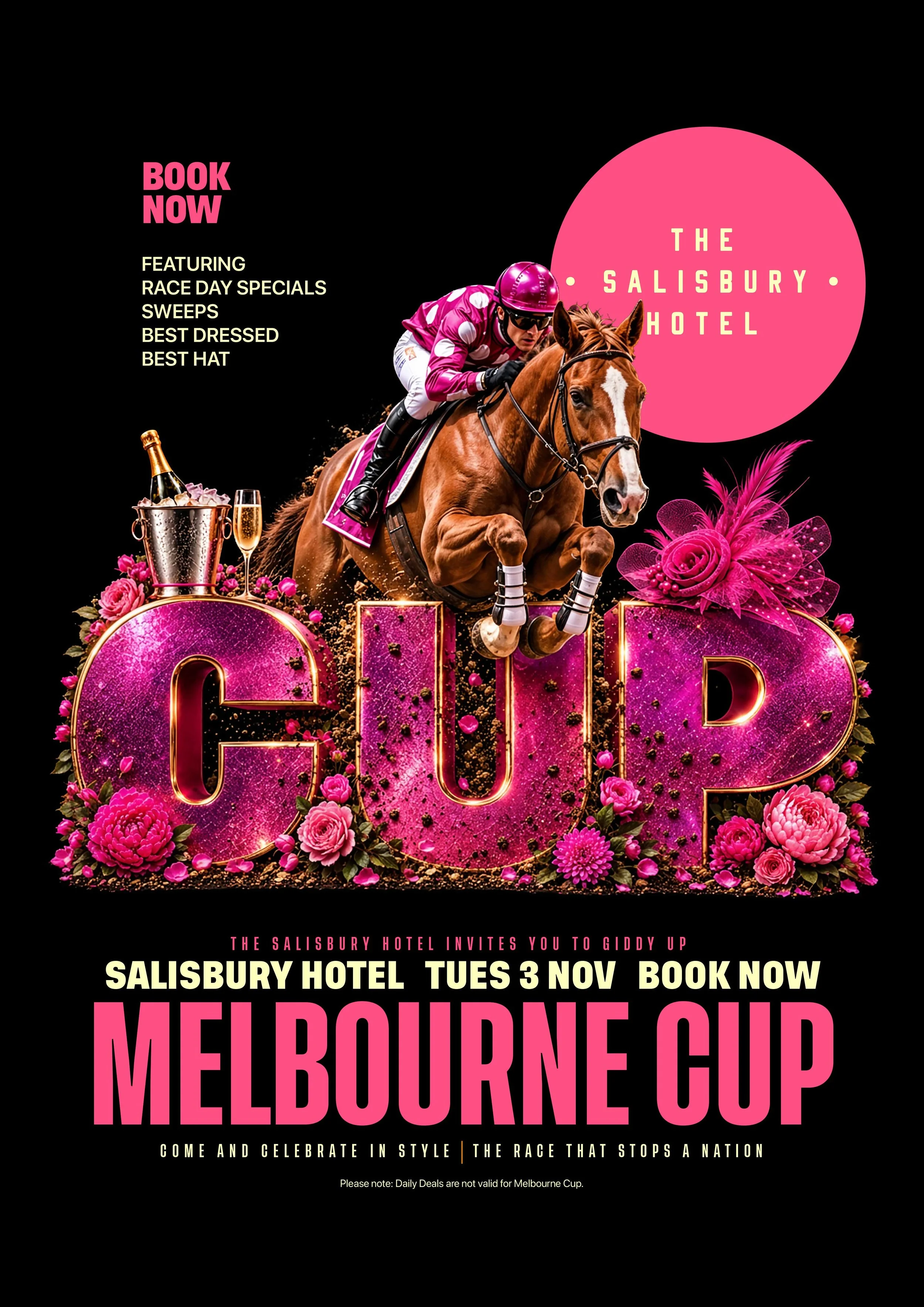 Melbourne Cup Lunch 2026 at Salisbury Hotel, Salisbury SA