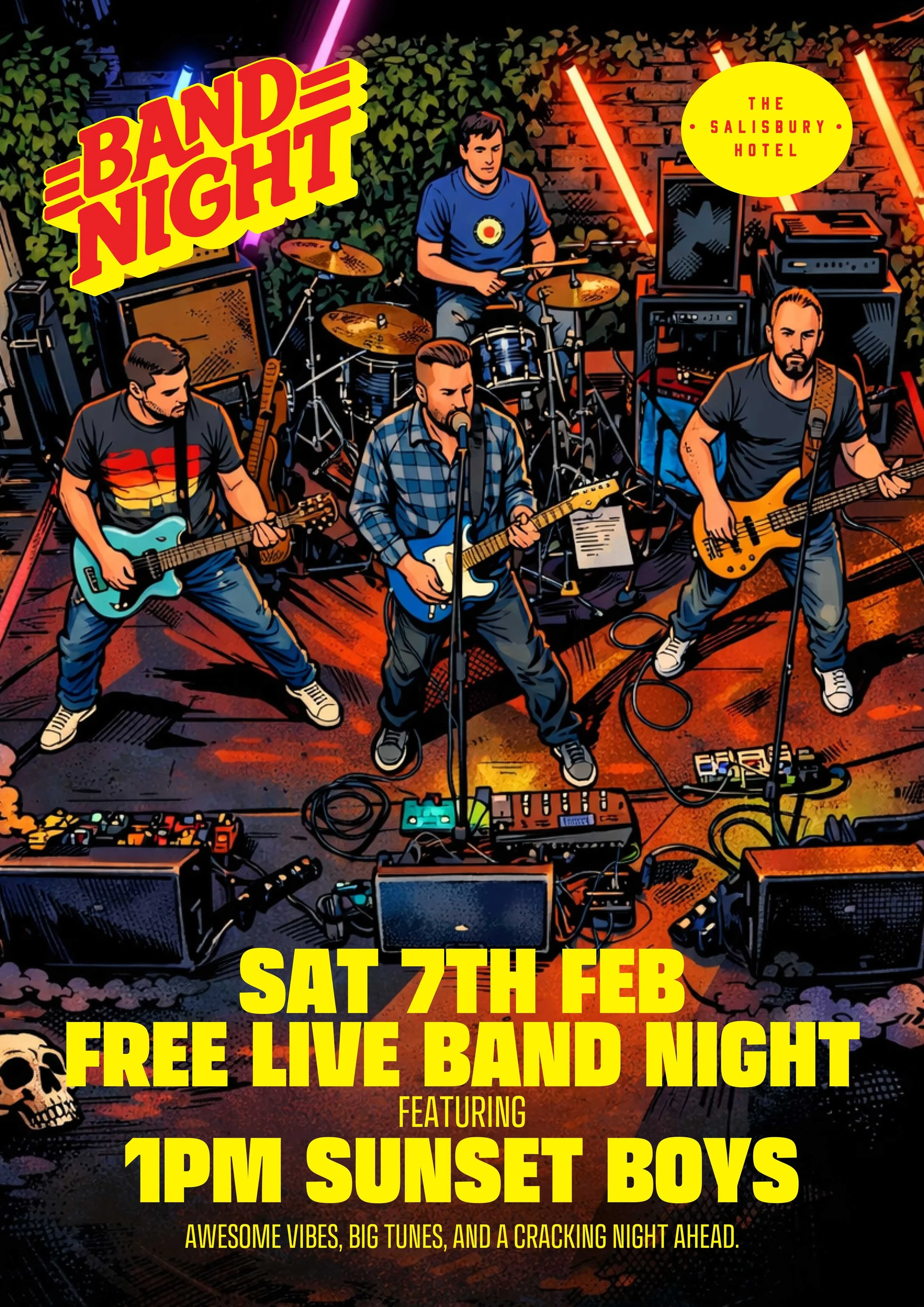 Salisbury Free Live Band Night February 7th