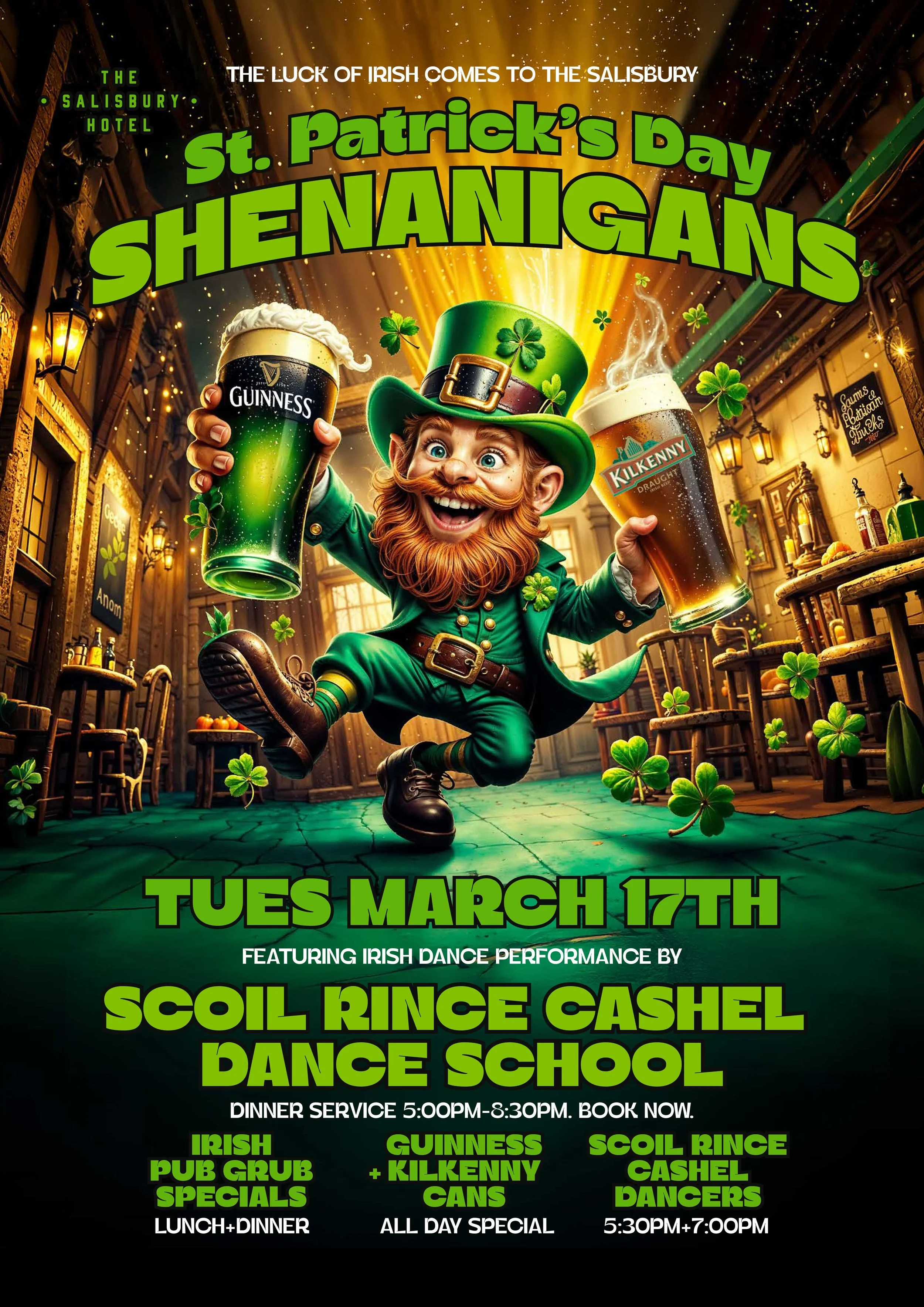 Salisbury Hotel St Patricks Day | Salisbury