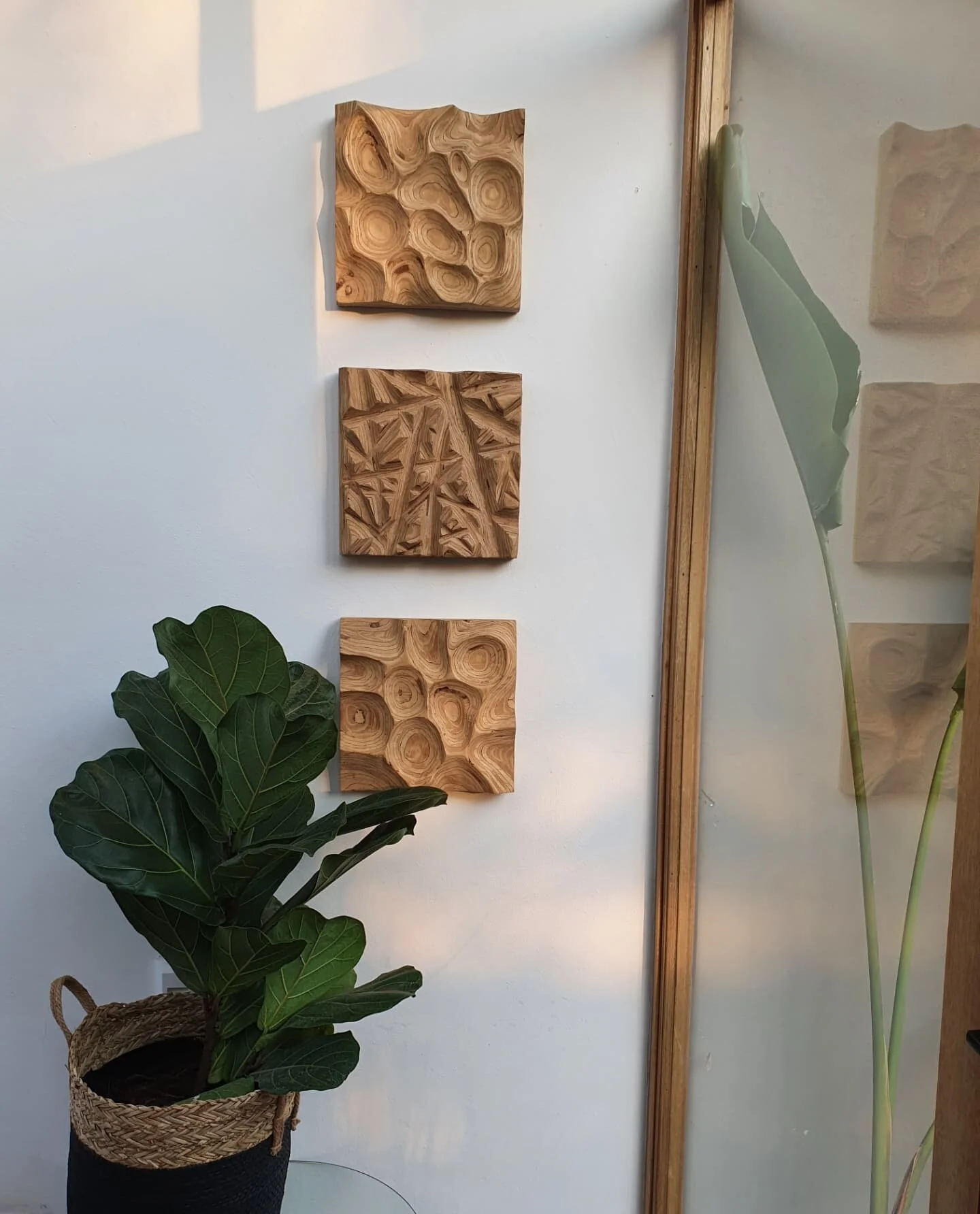 Wall art helps turn a house into a home. These unique wood carved pieces are gorgeous as a set of three or as individual statement pieces.

#homedecor #localbusiness #locallymade #decorideas #wallart #walldecor #walldecoration #woodcarving #artofthed