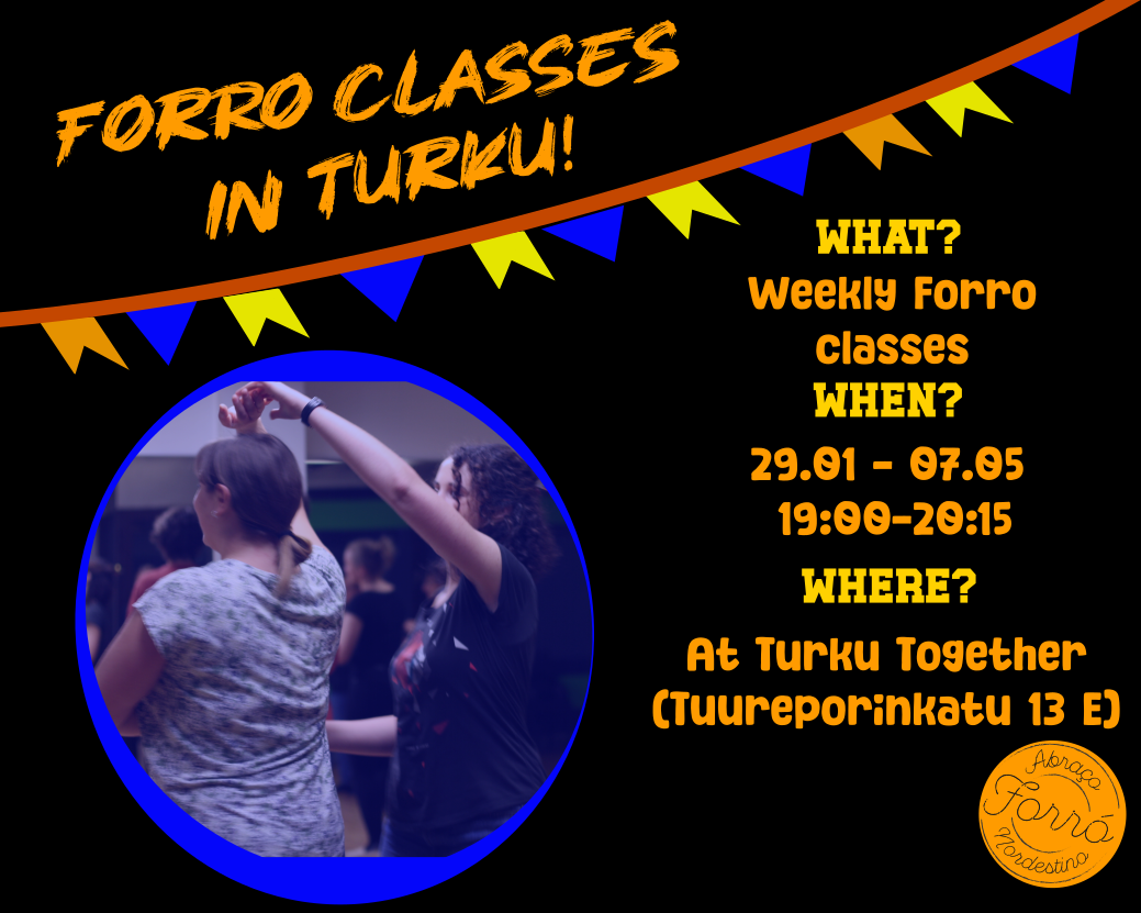 Forró classes in Turku - Spring 2026