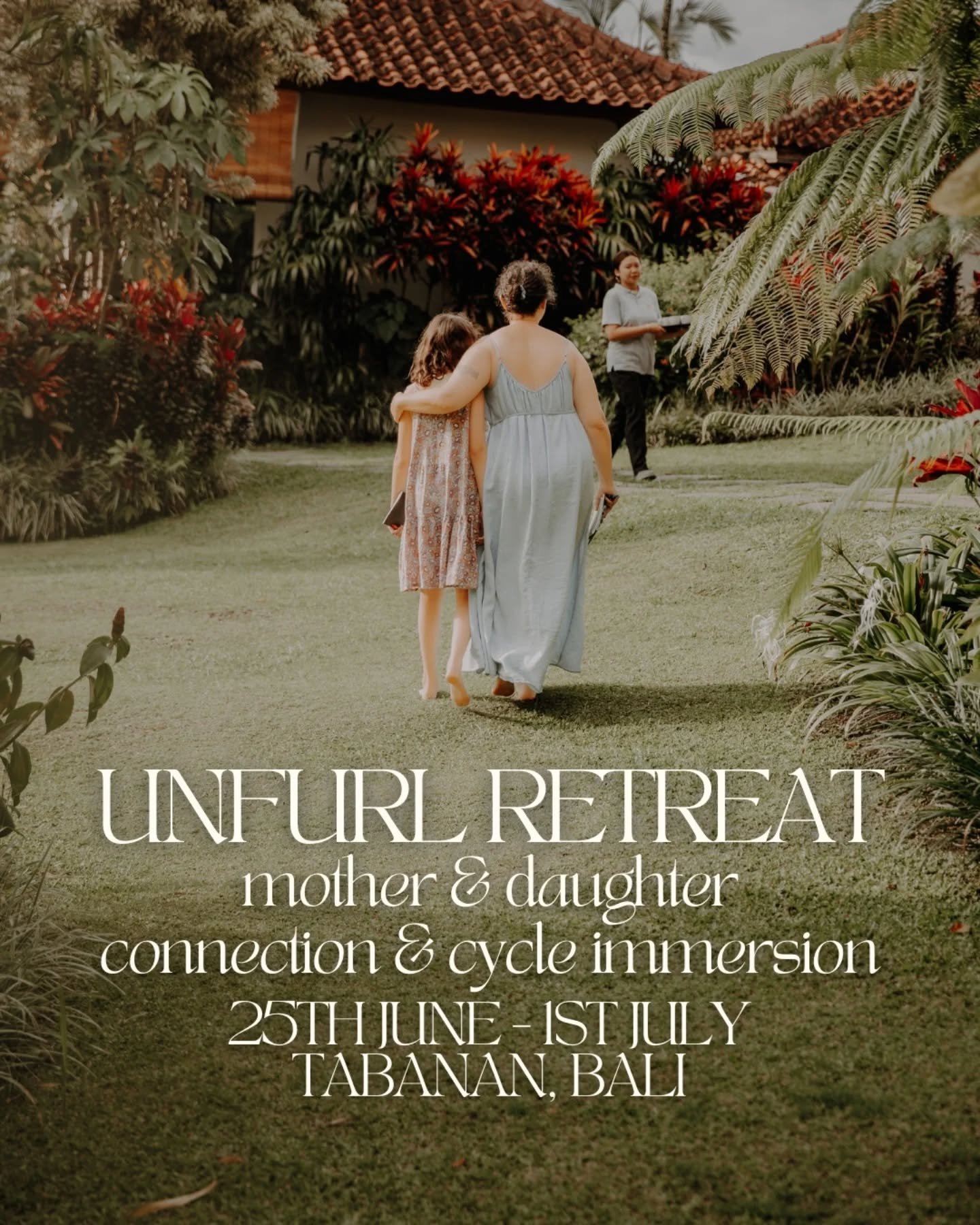 If there&rsquo;s one thing Unfurl gives, 𝘪𝘵&rsquo;𝘴 𝘵𝘪𝘮𝘦.⁣⁣
⁣⁣
Slow, sacred time.⁣⁣
Time that&rsquo;s undistracted. Time that&rsquo;s fully yours - and hers.⁣⁣
⁣⁣
Time to be present.⁣⁣
To notice the light in her eyes.⁣⁣
To honour the changes i