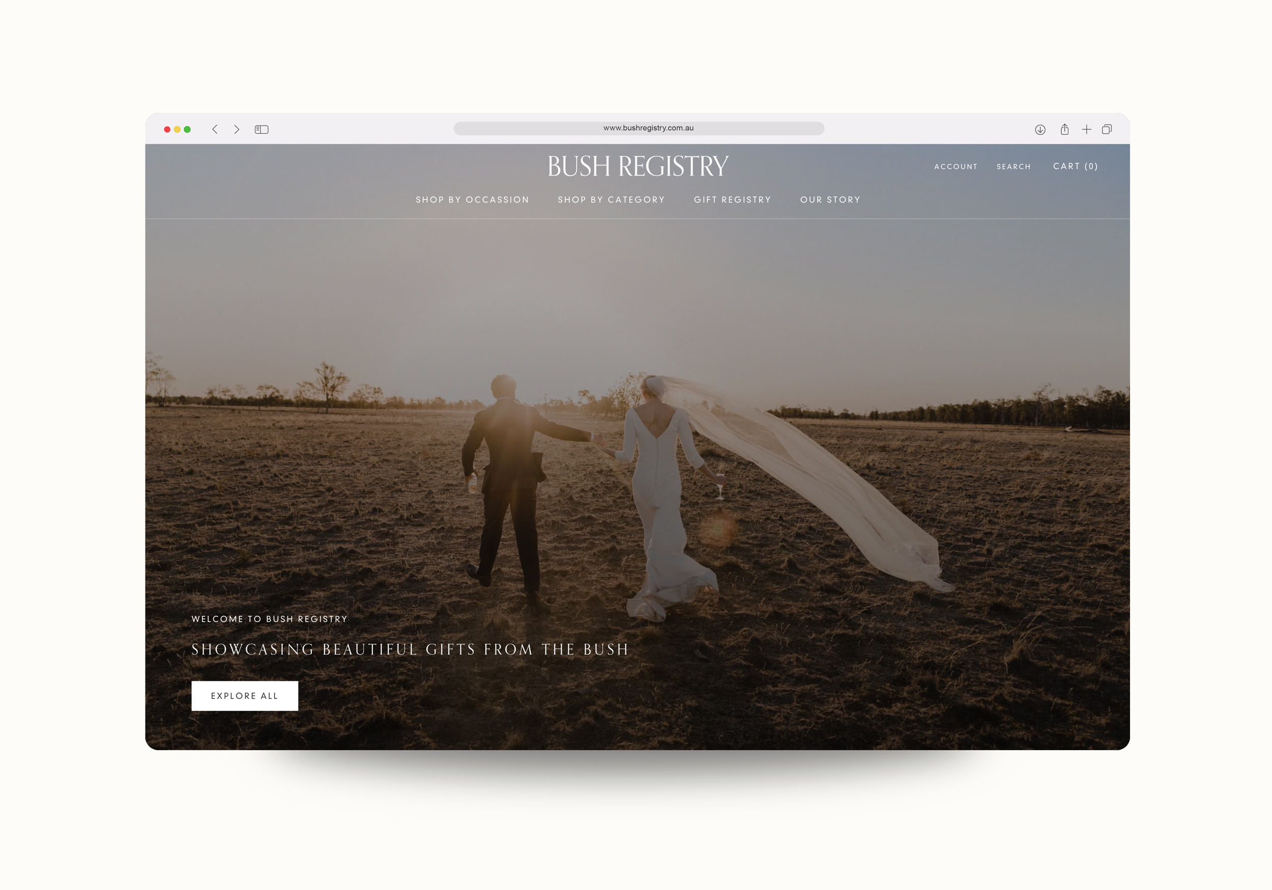 Bush Registry | Brand & Shopify Refresh