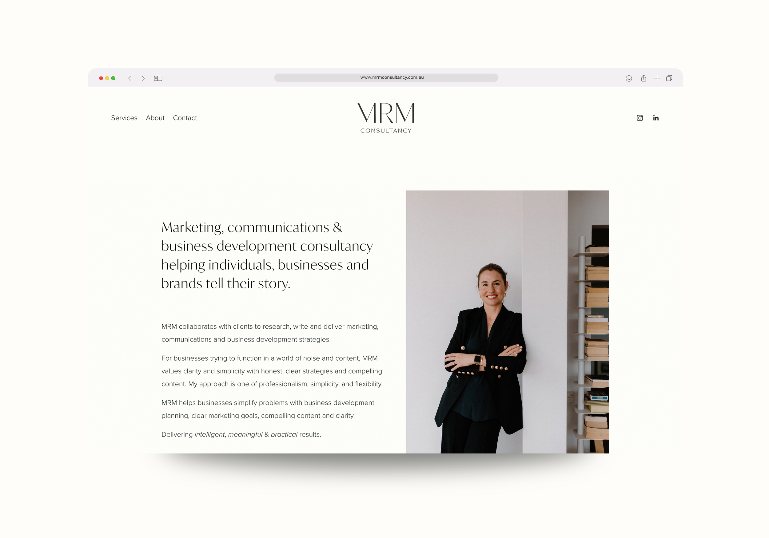 MRM Consultancy | Brand & Web Package