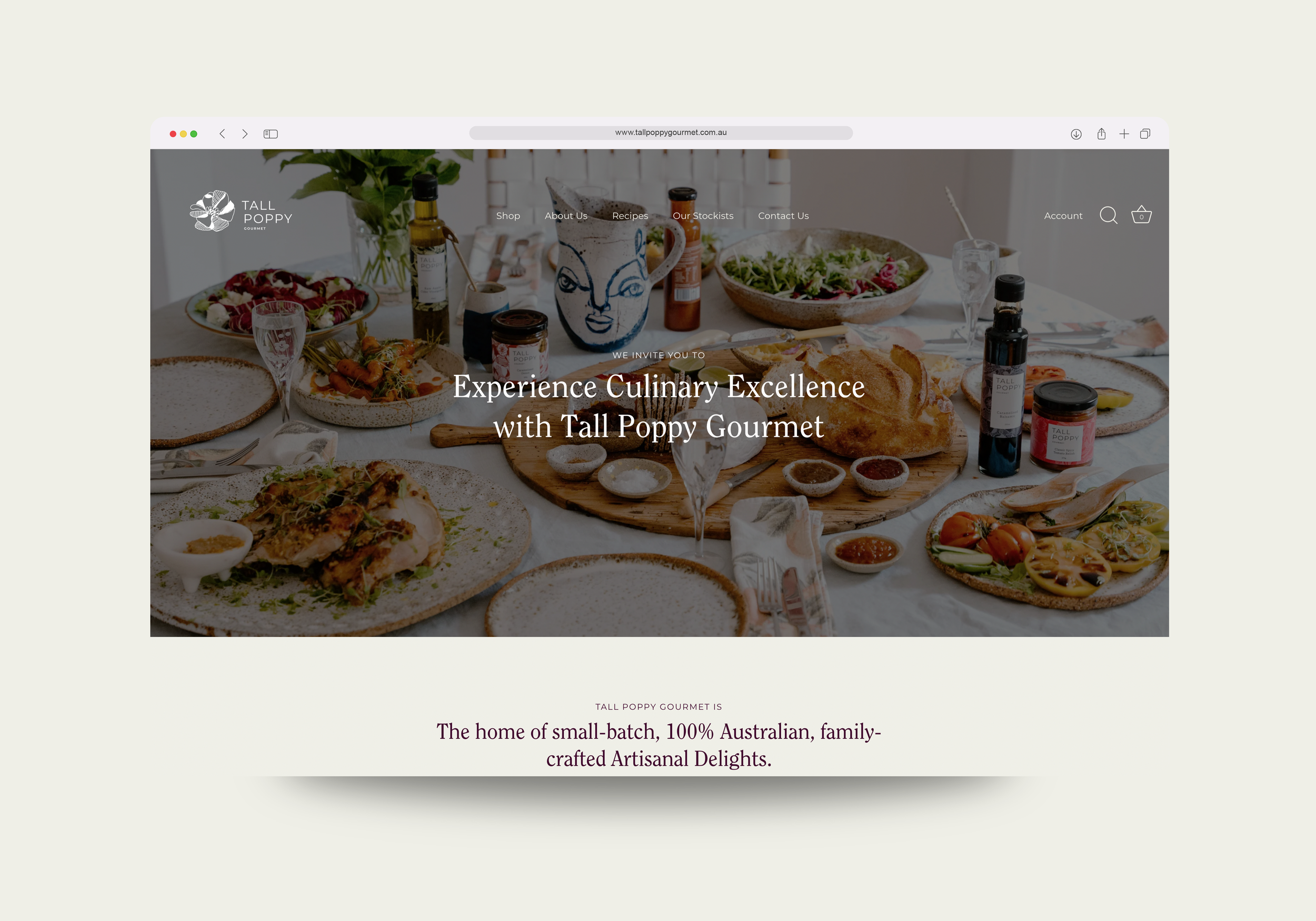 Tall Poppy Gourmet | Shopify Refresh