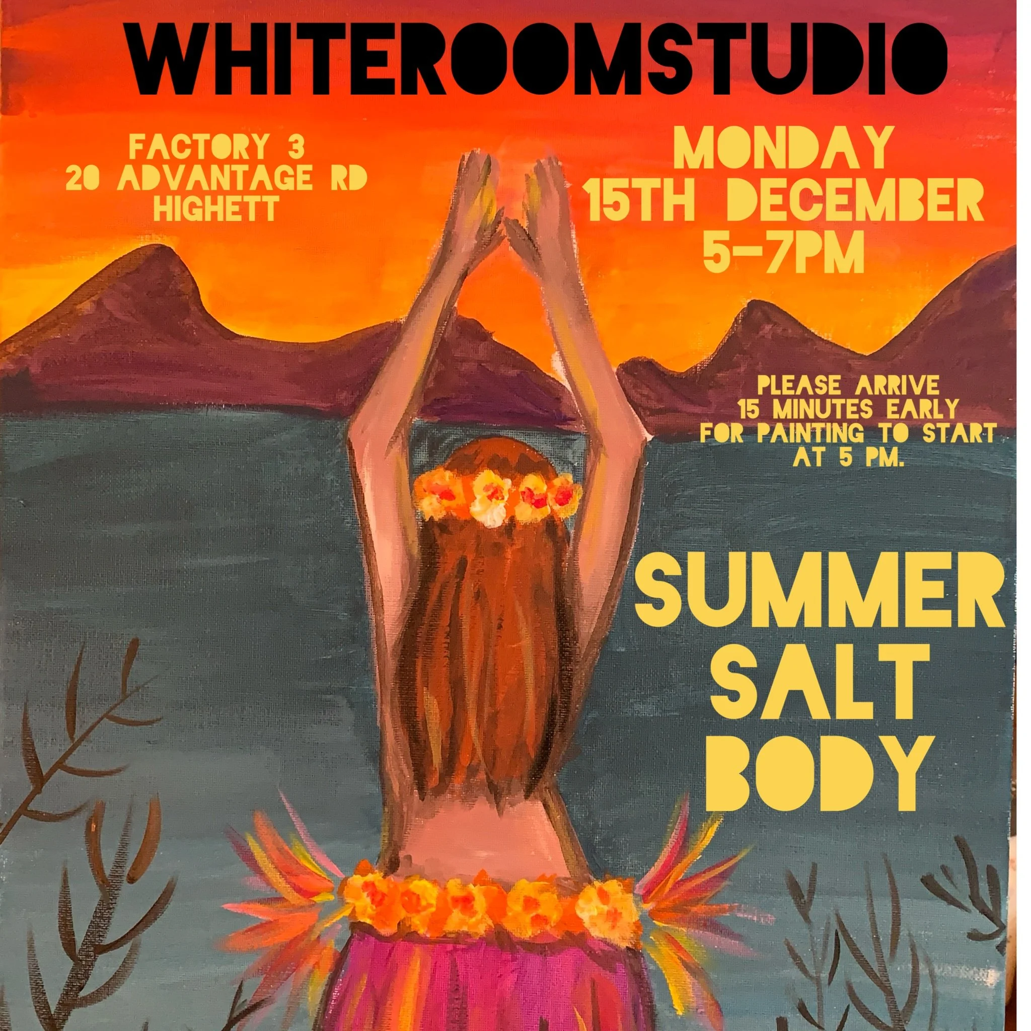 Private Function Monday 15TH December   5-7pm Islander Girl