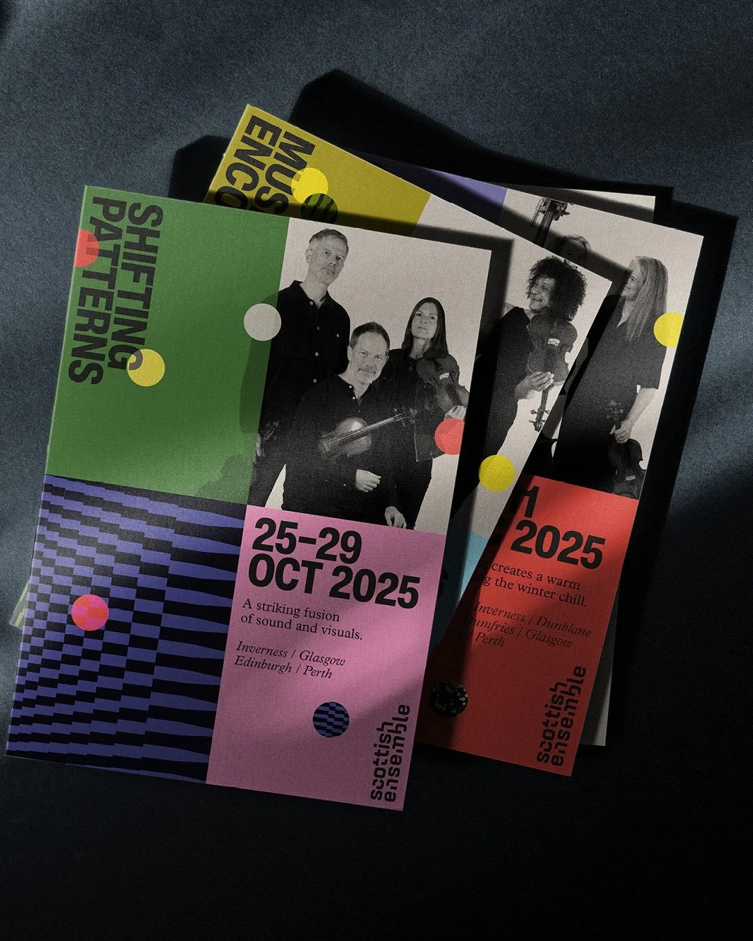 New work klaxxon! 🎼🎻

We&rsquo;ve helped launch a bold new brand campaign for @scottishensemble kicking off with &lsquo;Shifting Patterns&rsquo; a striking fusion of sound and visuals touring across Scotland this October.

It was a real pleasure wo