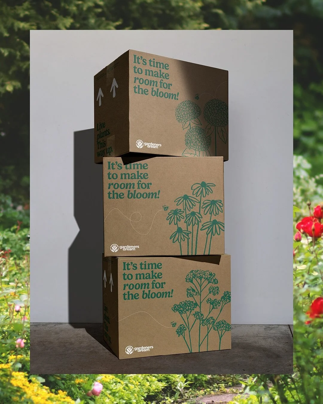 We&rsquo;ve been working with the brilliant team @gardenersdreamuk to refresh their packaging and messaging, creating a strong visual tone of voice that feels natural, rootsy and full of life.

What we delivered:
&bull; Playful messaging to strengthe