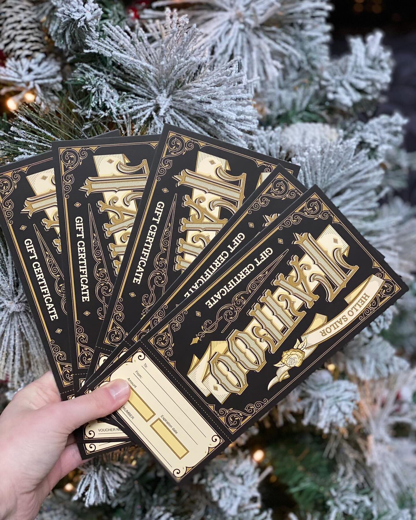 In a panic about a last minute gift idea? We have tattoo vouchers available at the studio!

Cheers to @blobstattoos for the photo 🖤
 #tattoo #newtattoo #giftvoucher #christmas #christmasgiftideas #tattoos #hellosailorblackpool #blackpool