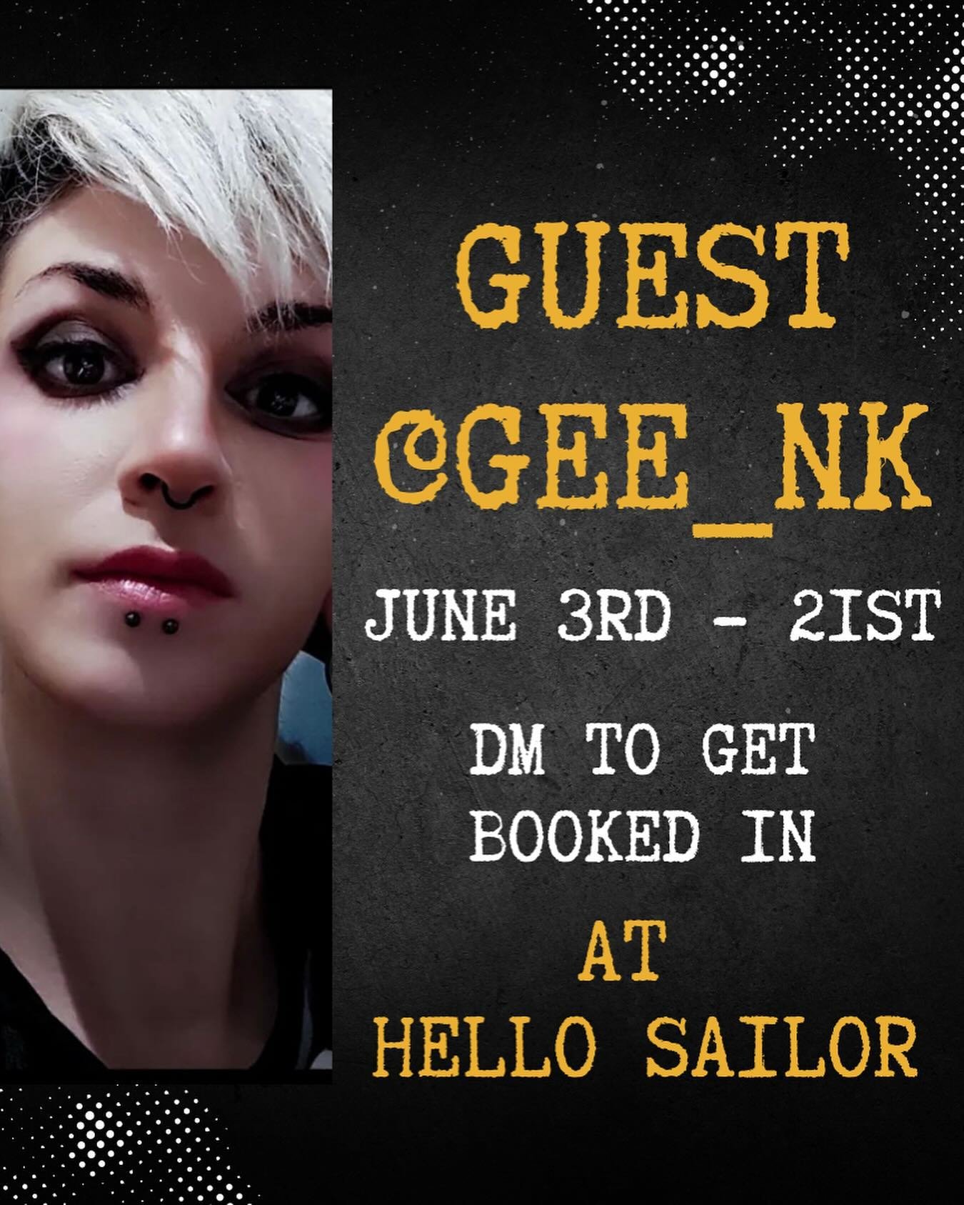 We are excited to announce that @gee_nk is back with us from June 3rd to the 21st! 

Gee specialises in colour work, swipe to see her incredible tattoos and get in touch to book in! Spots won&rsquo;t last long&hellip;.

#colourtattoo #colourwork #new