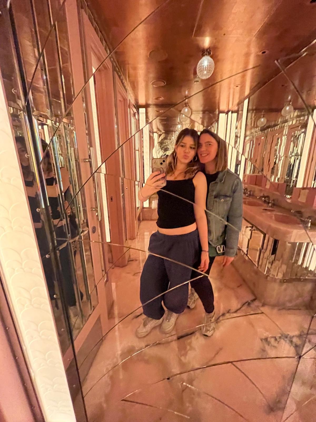 Photo of Mum Sarah and daughter Ruby on night out together